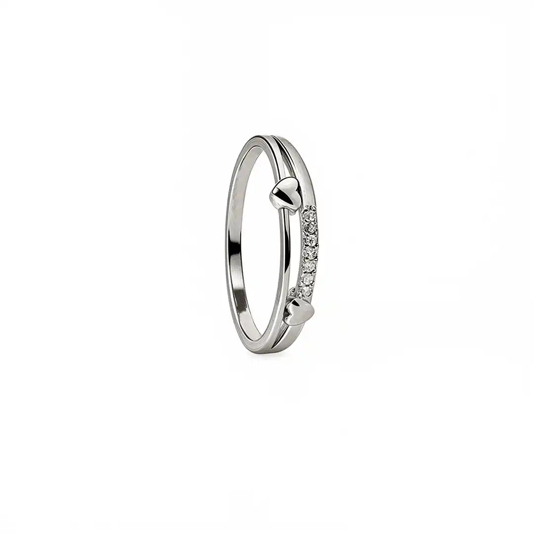 Elegant heart ring for women
