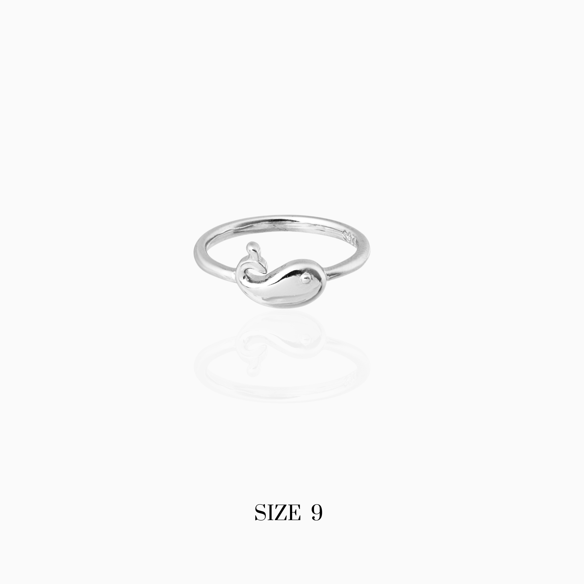 Everyday minimalist silver ring