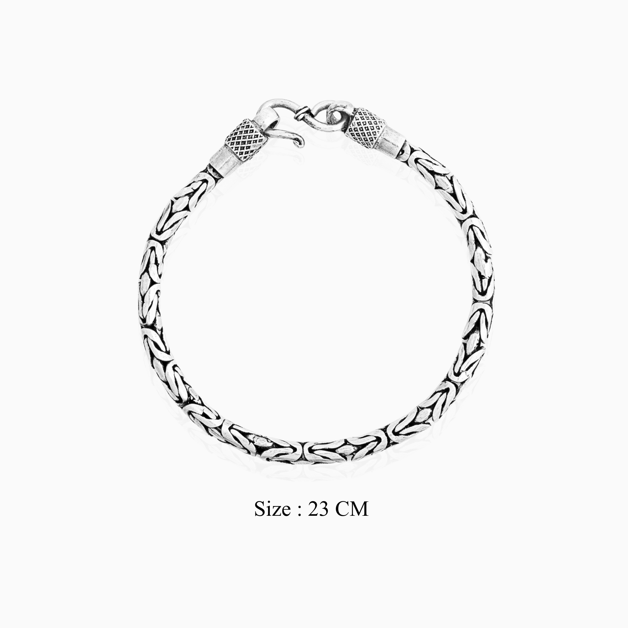 Everyday wear Bali silver chain bracelet