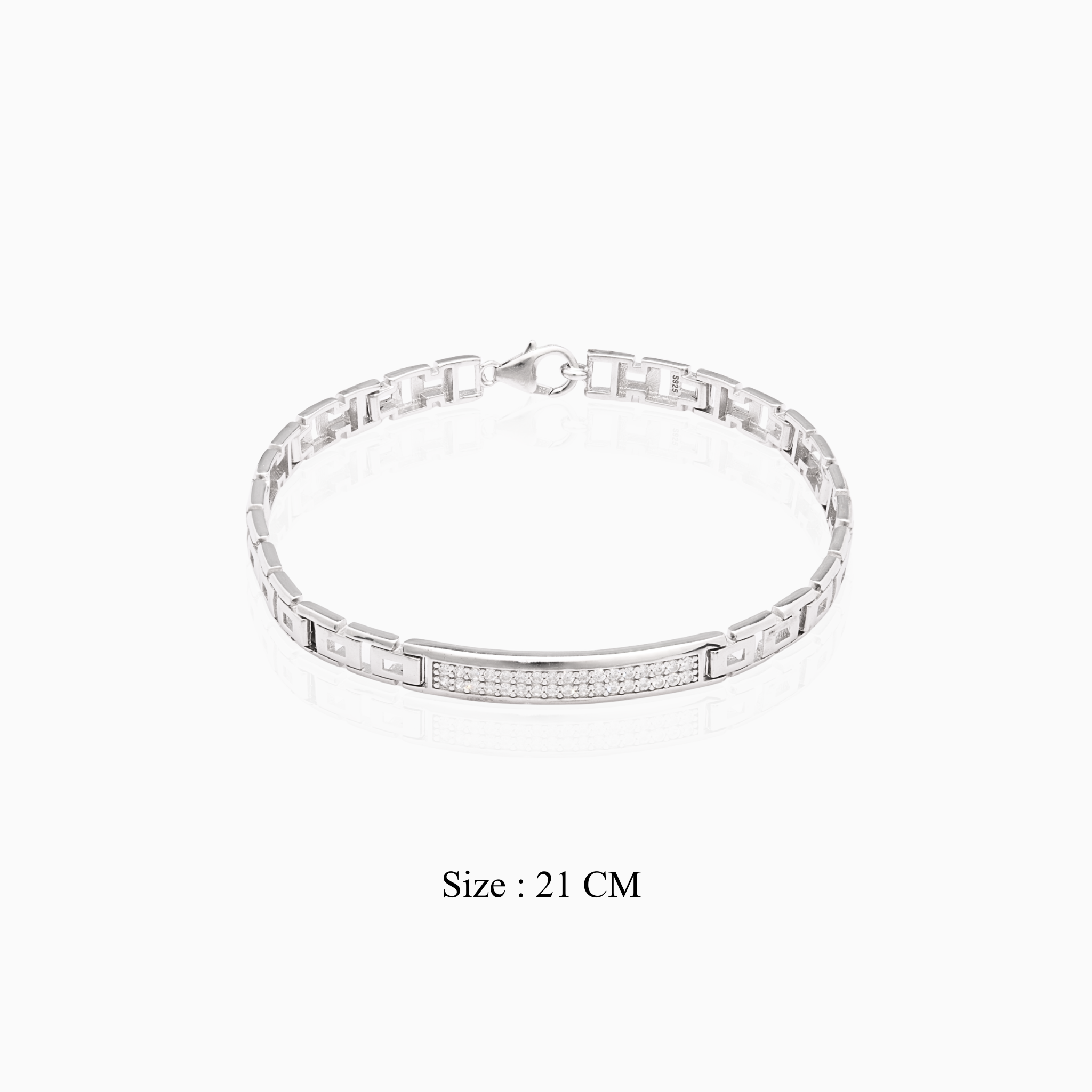 Everyday wear men’s sterling silver bracelet
