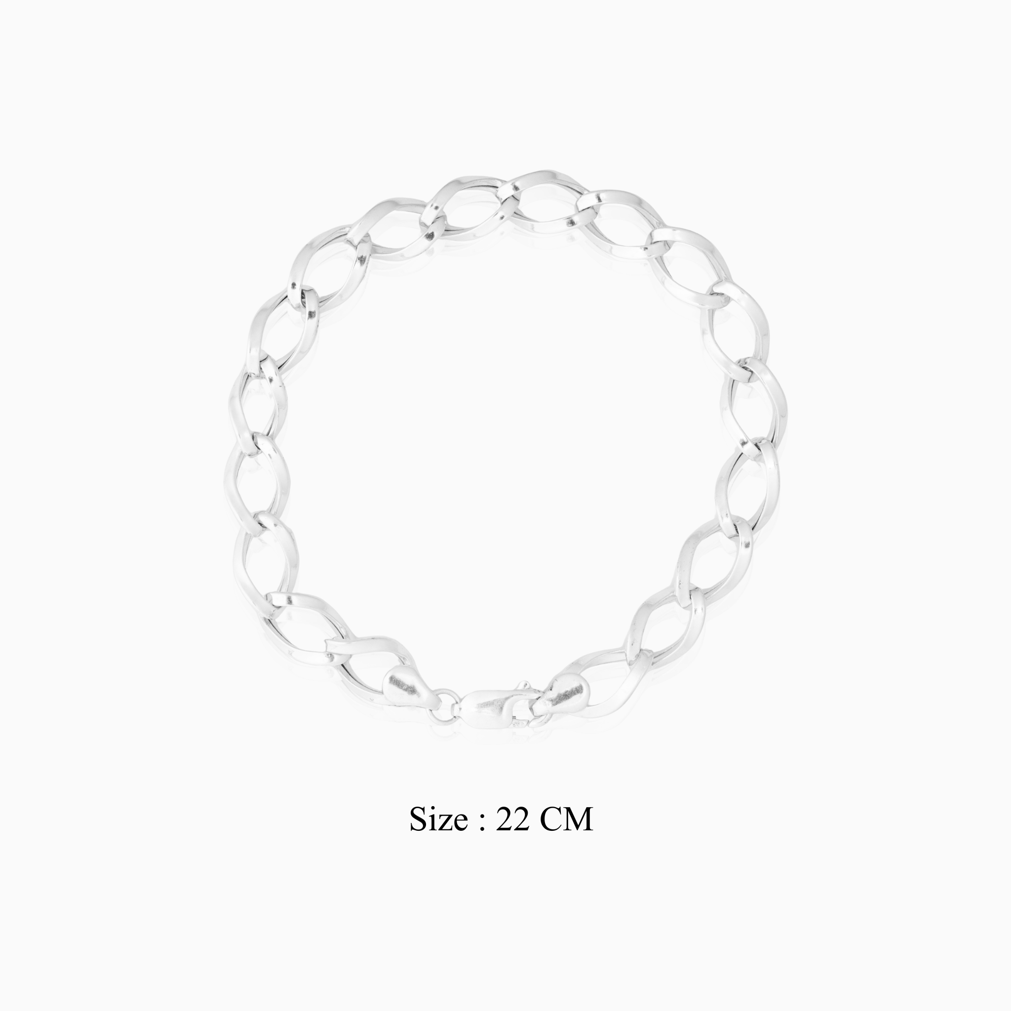 Everyday wear silver chain bracelet
