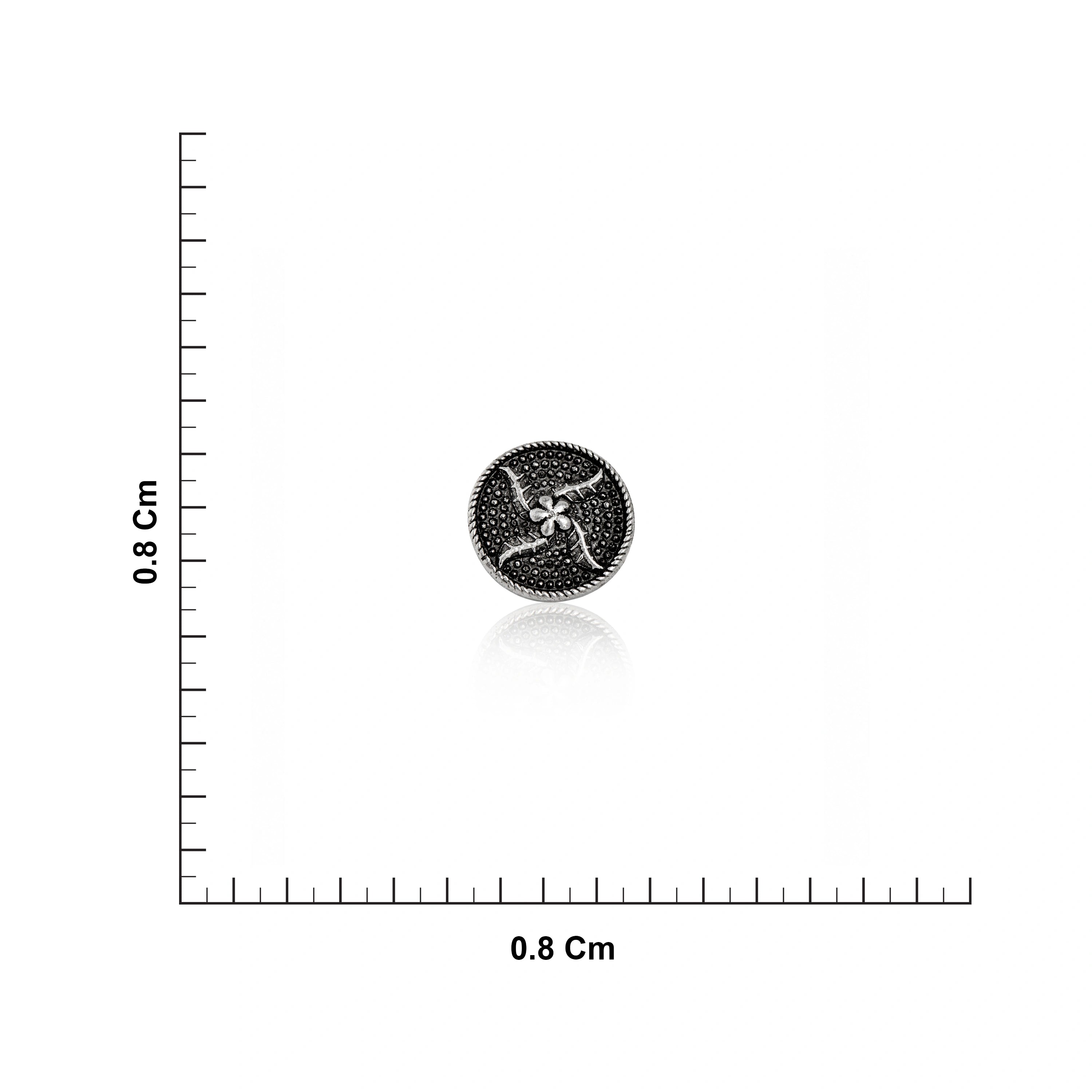Floral Side Stud Earrings Ishna
