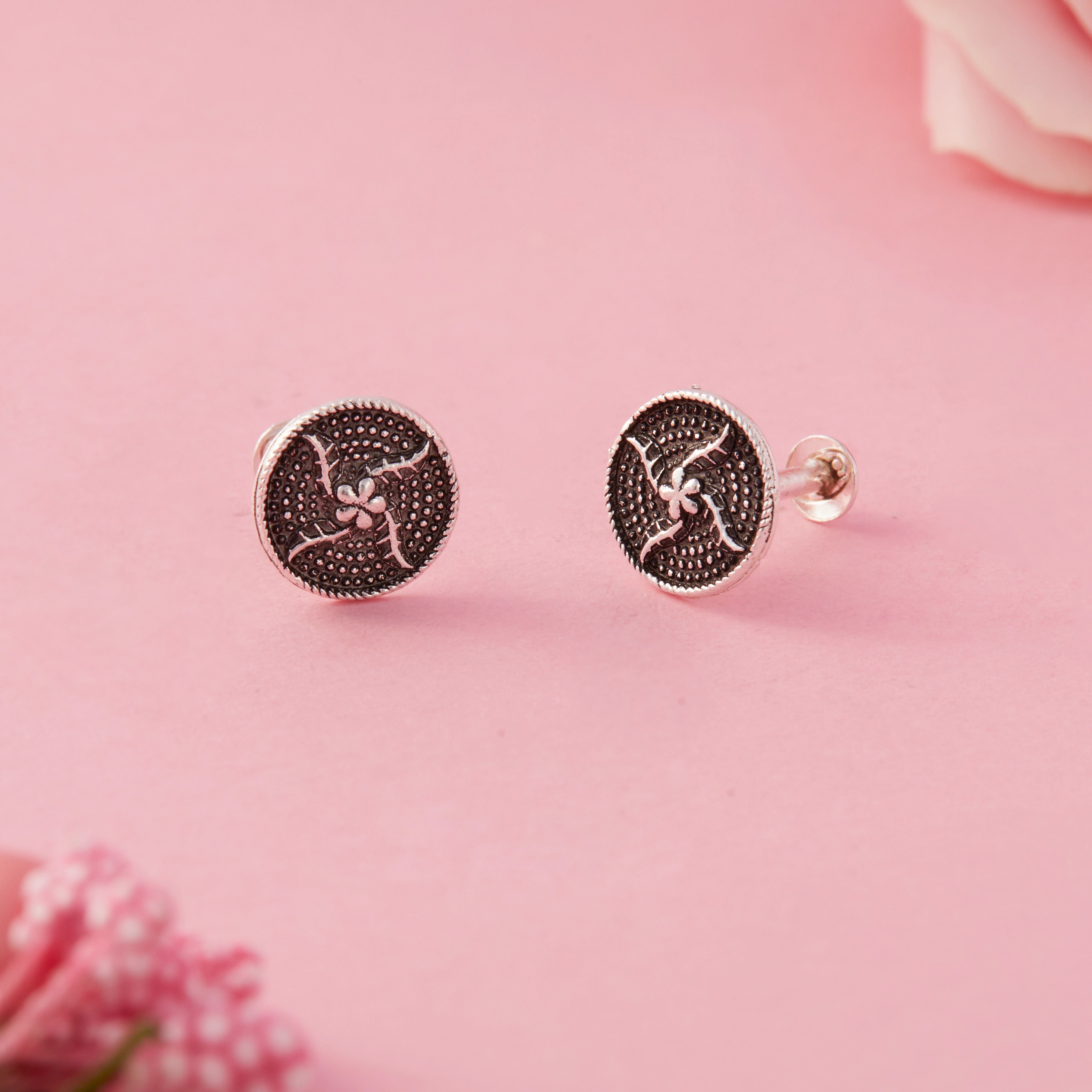 Floral Stud Earrings Ishna