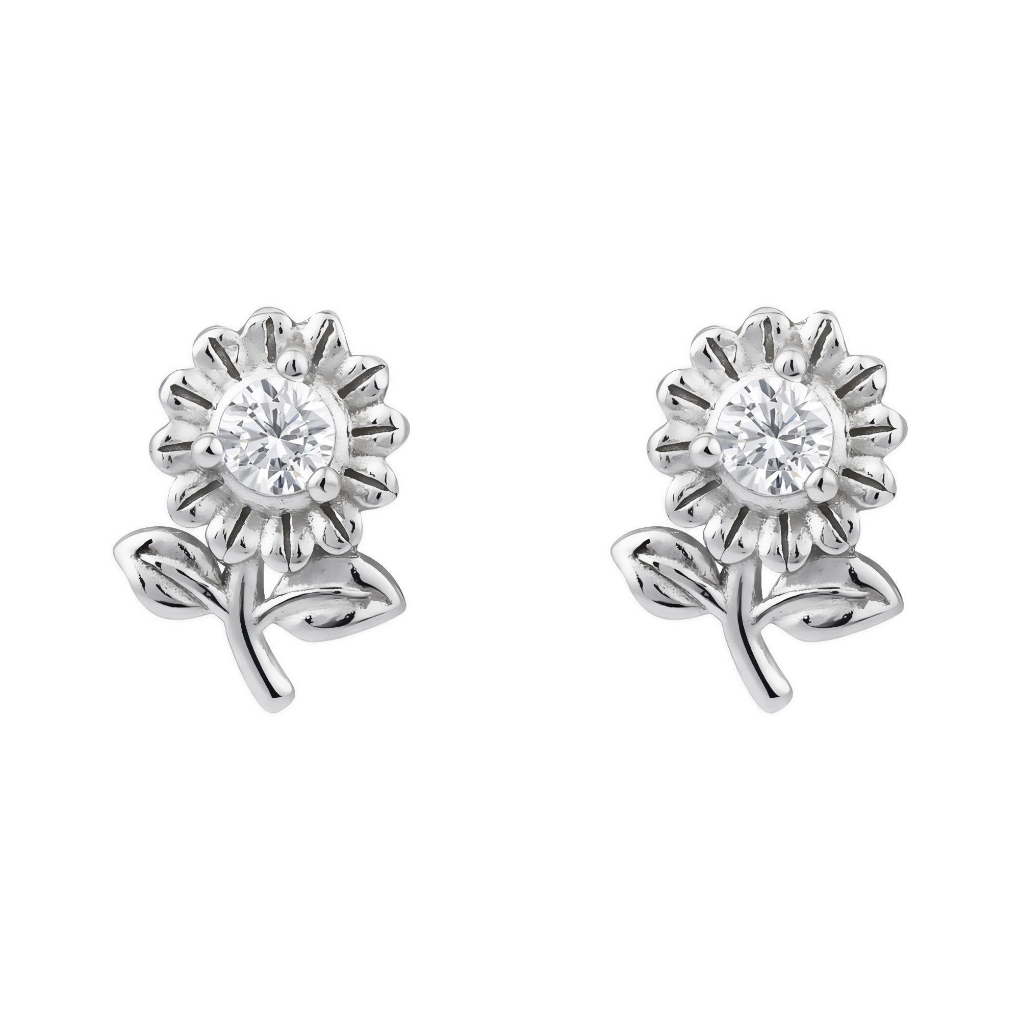 Flower Motif Stud Earrings Ishna