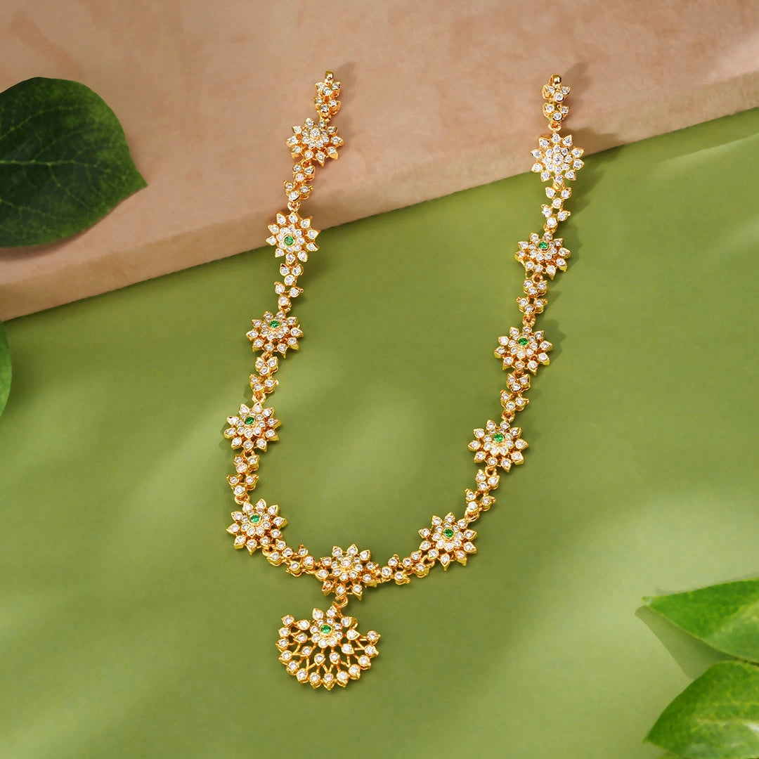 Flower Stone Necklace Ishna