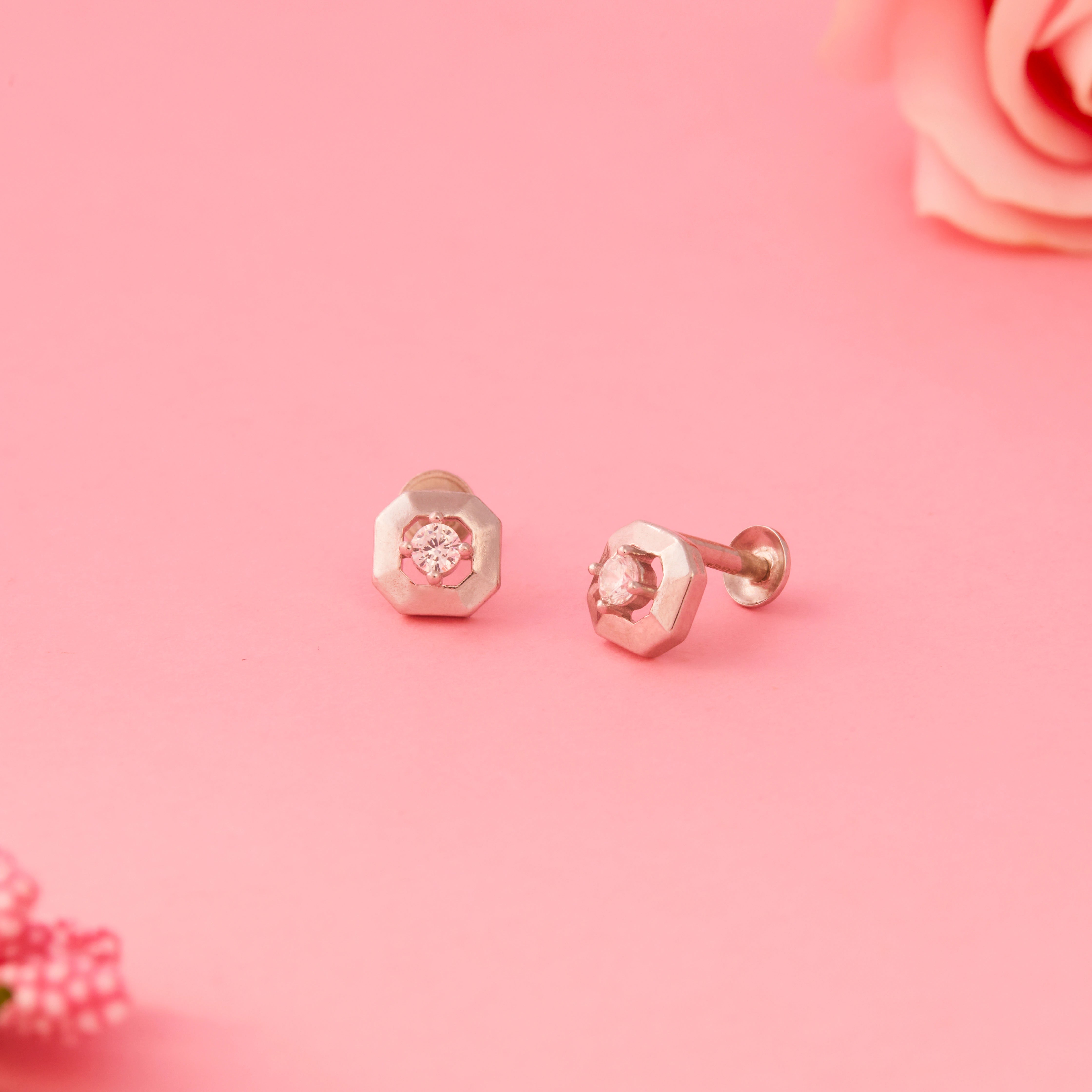 Geometric Stud Earrings Ishna