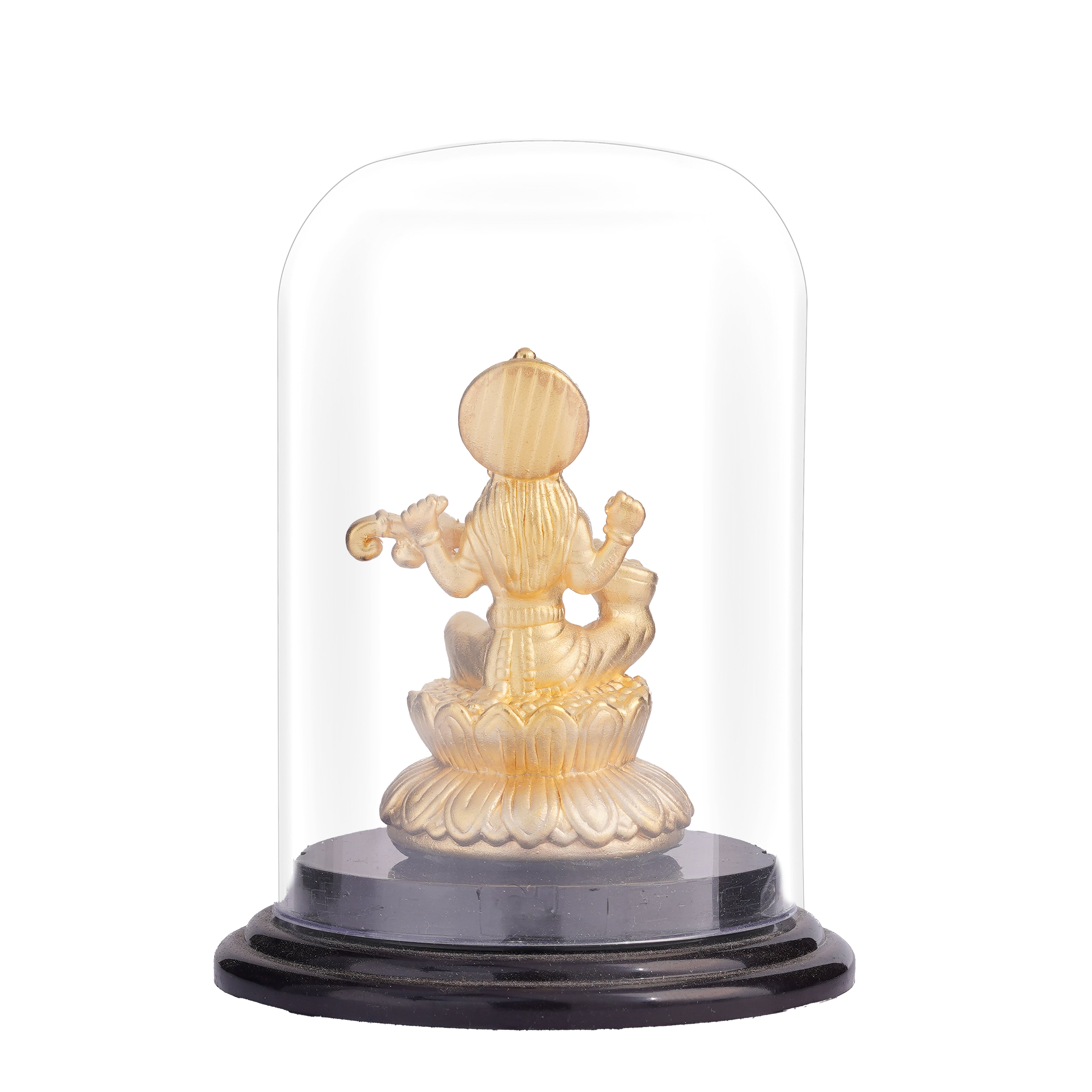 Goddess Saraswathi Idol with Veena in Gold Plating