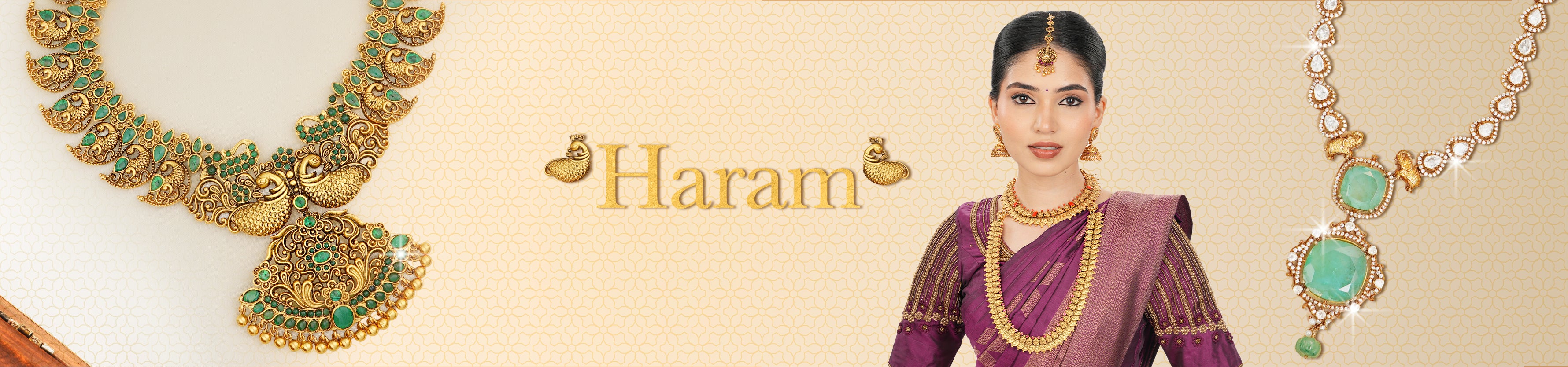 Gold plated haram Banner Desktop
