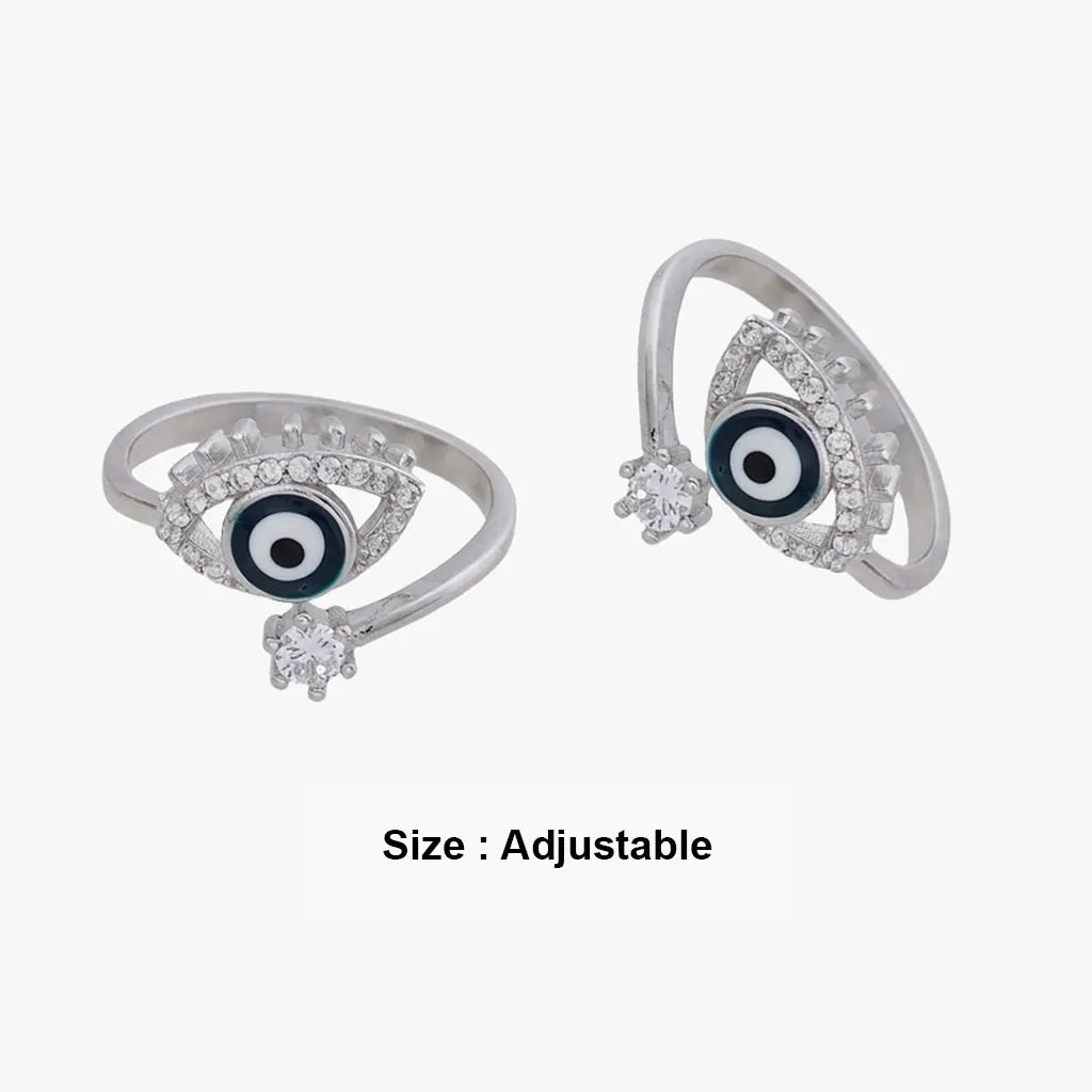 Guardian eye stone 925 silver metti for women.