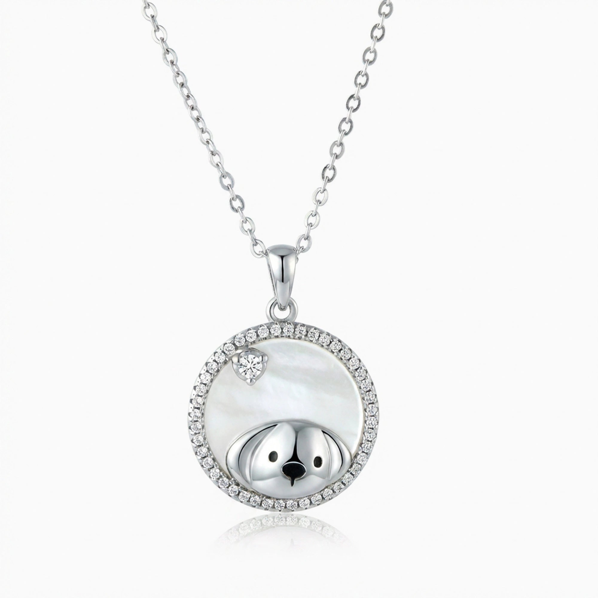 Halo Puppy Pendant Chain Ishna