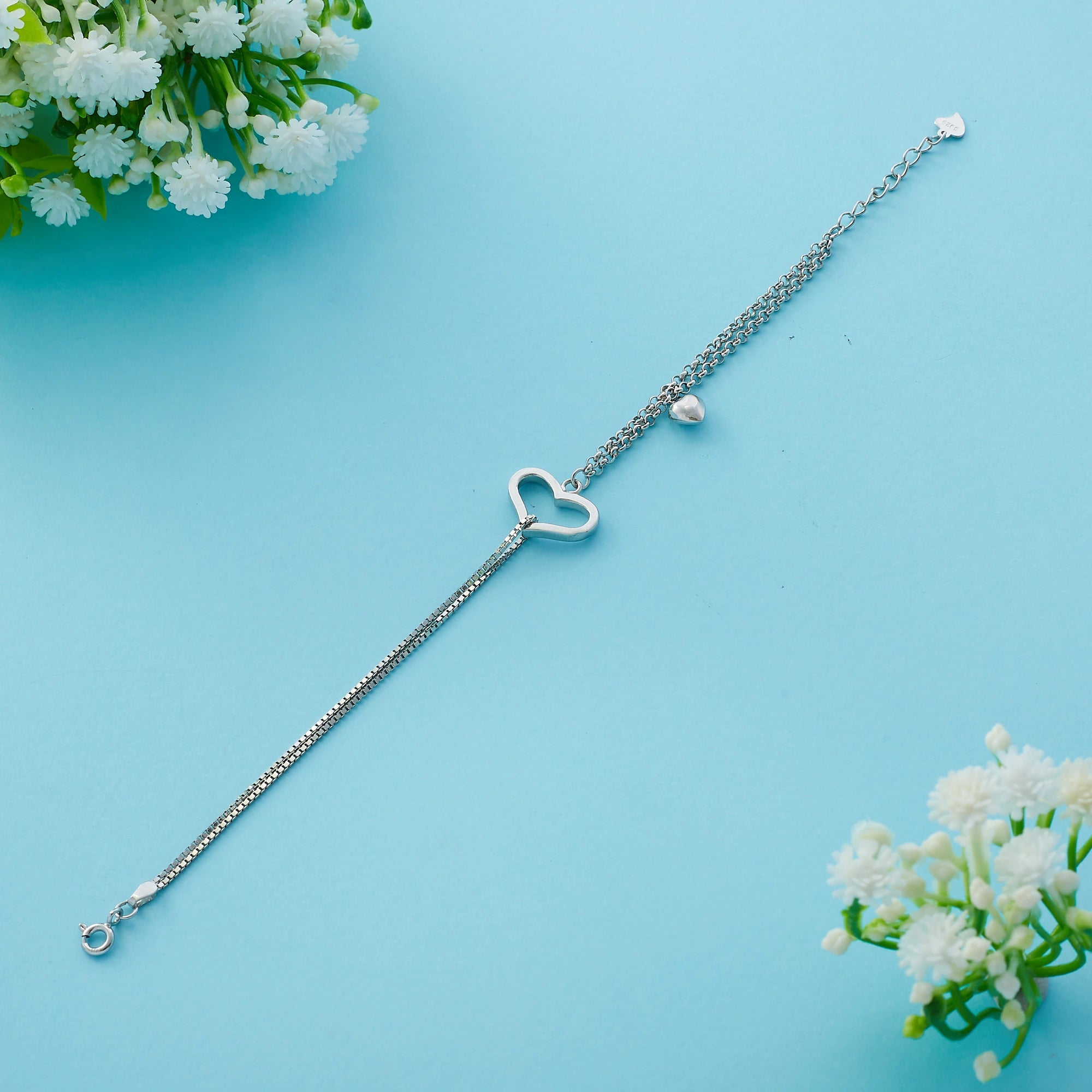 Heart Charm Bracelet Ishna