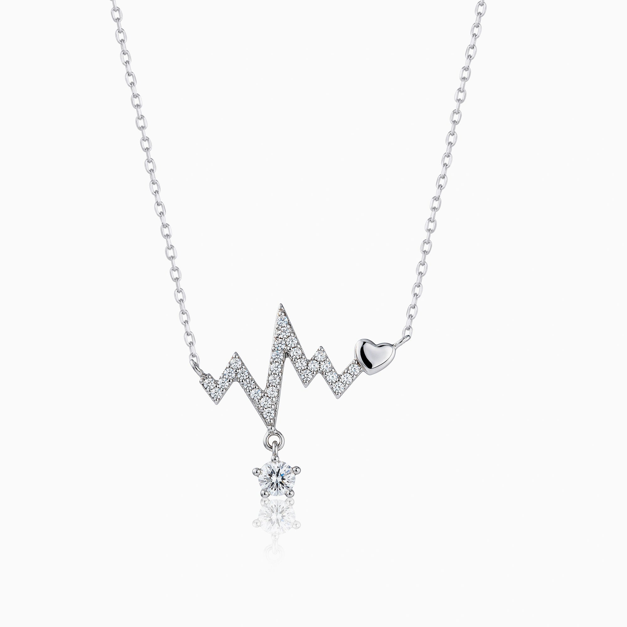 Heartbeat Pendant Chain Ishna