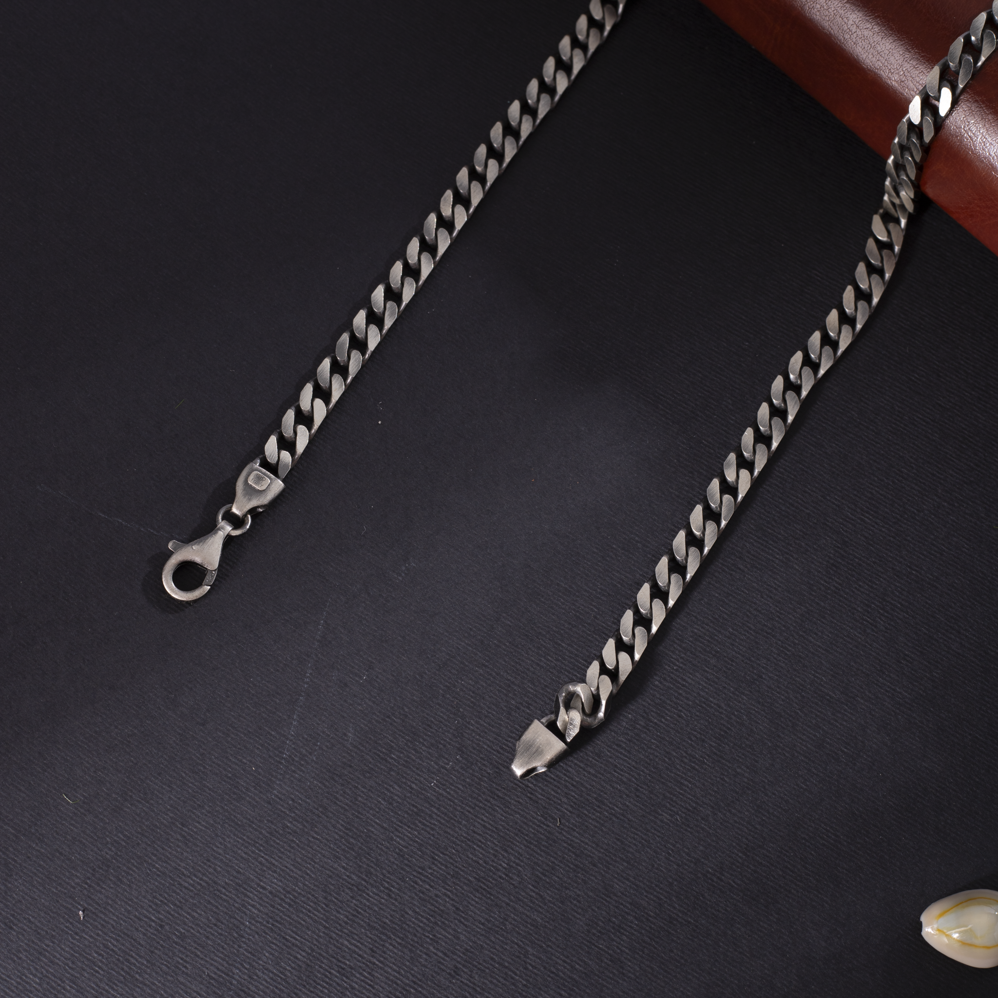 Heavy silver Cuban chain