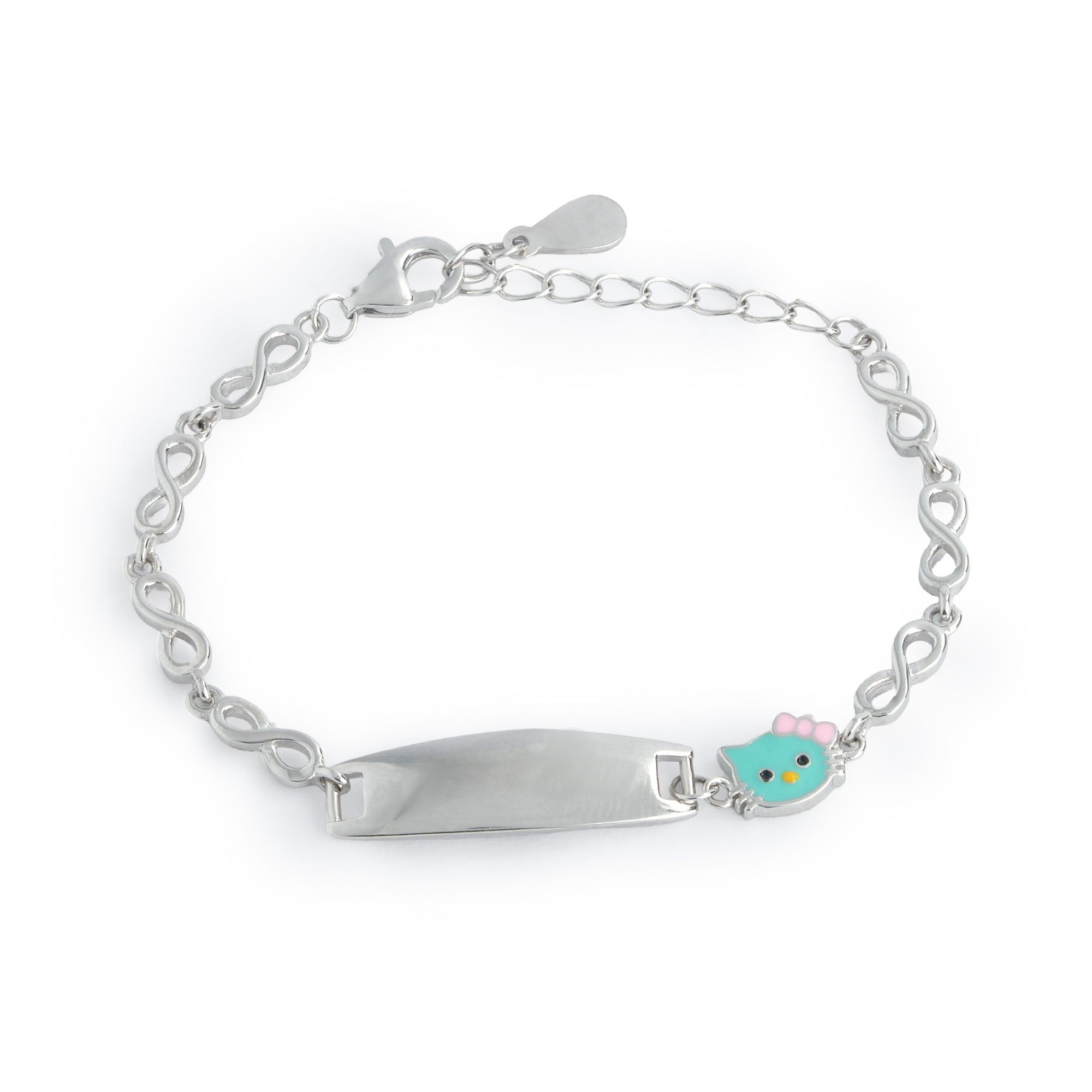 Hello kitty charm silver bracelet Ishna