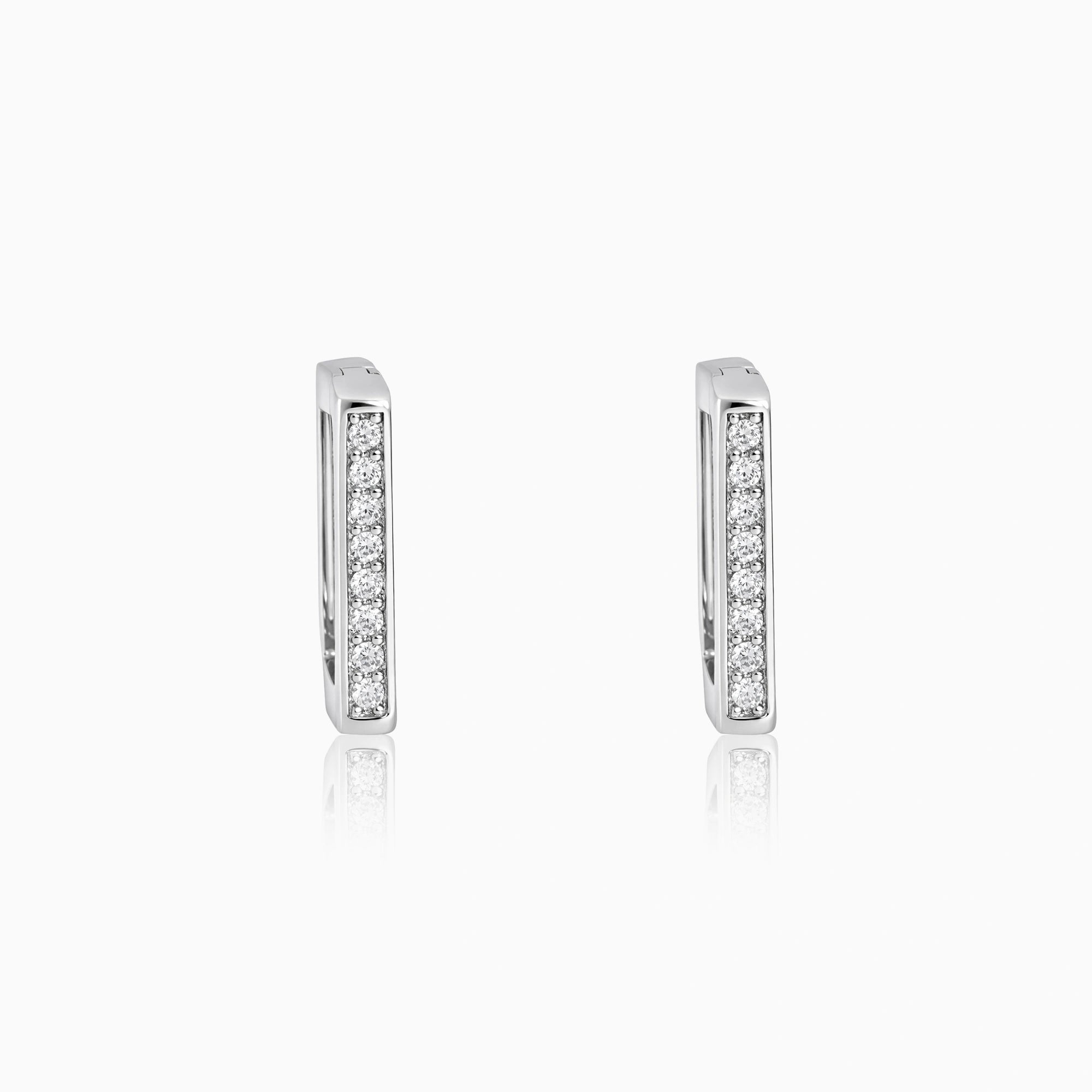 Hoop Bar Stud Earrings Ishna