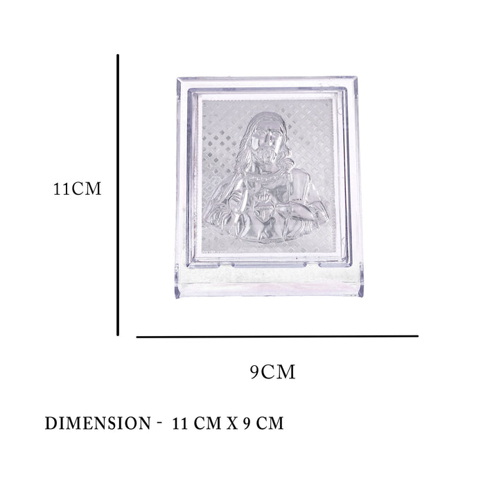 Jesus Silver Foil Frame for Home Décor