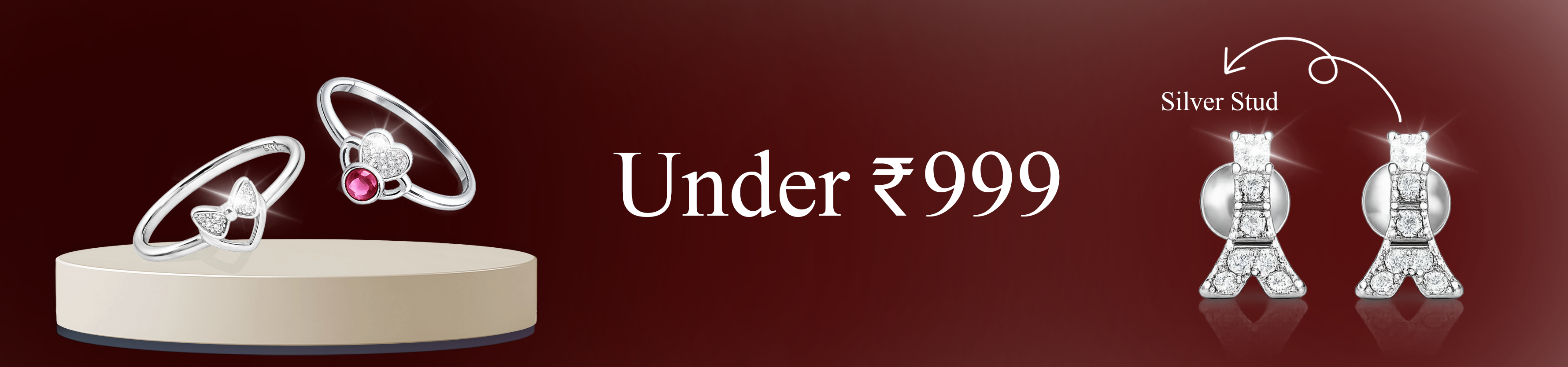 Jewellery Under 999 Banner Desktop