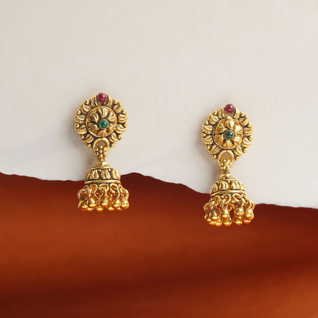 Kemp Jhumka Earrings Ishna