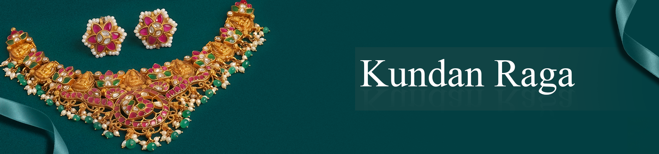 Kundan Raga Jewellery Collection Banner Desktop