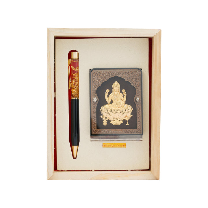 Lakshmi Gold Foil Frame and Pen Gift Set