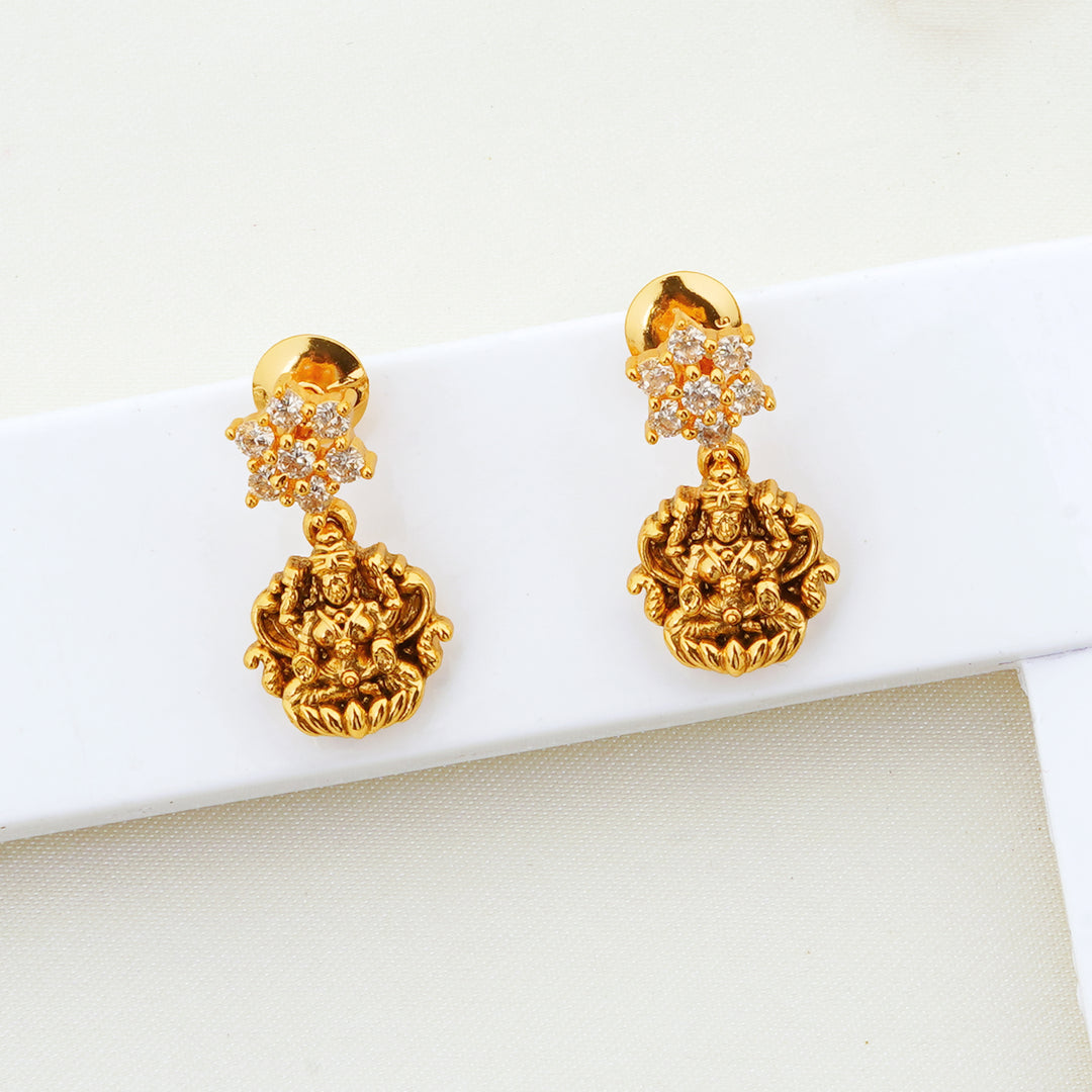 Lakshmi gold plated matching Studs