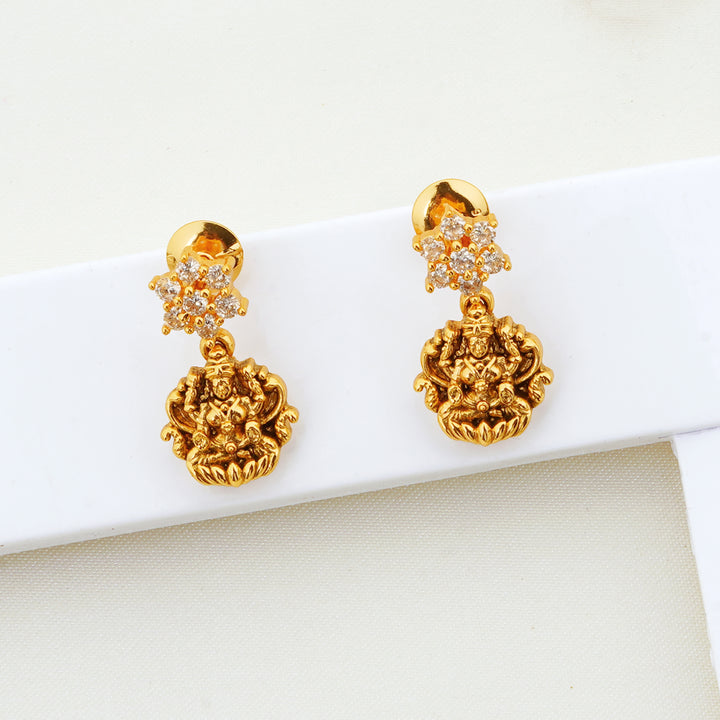 Lakshmi gold plated matching Studs