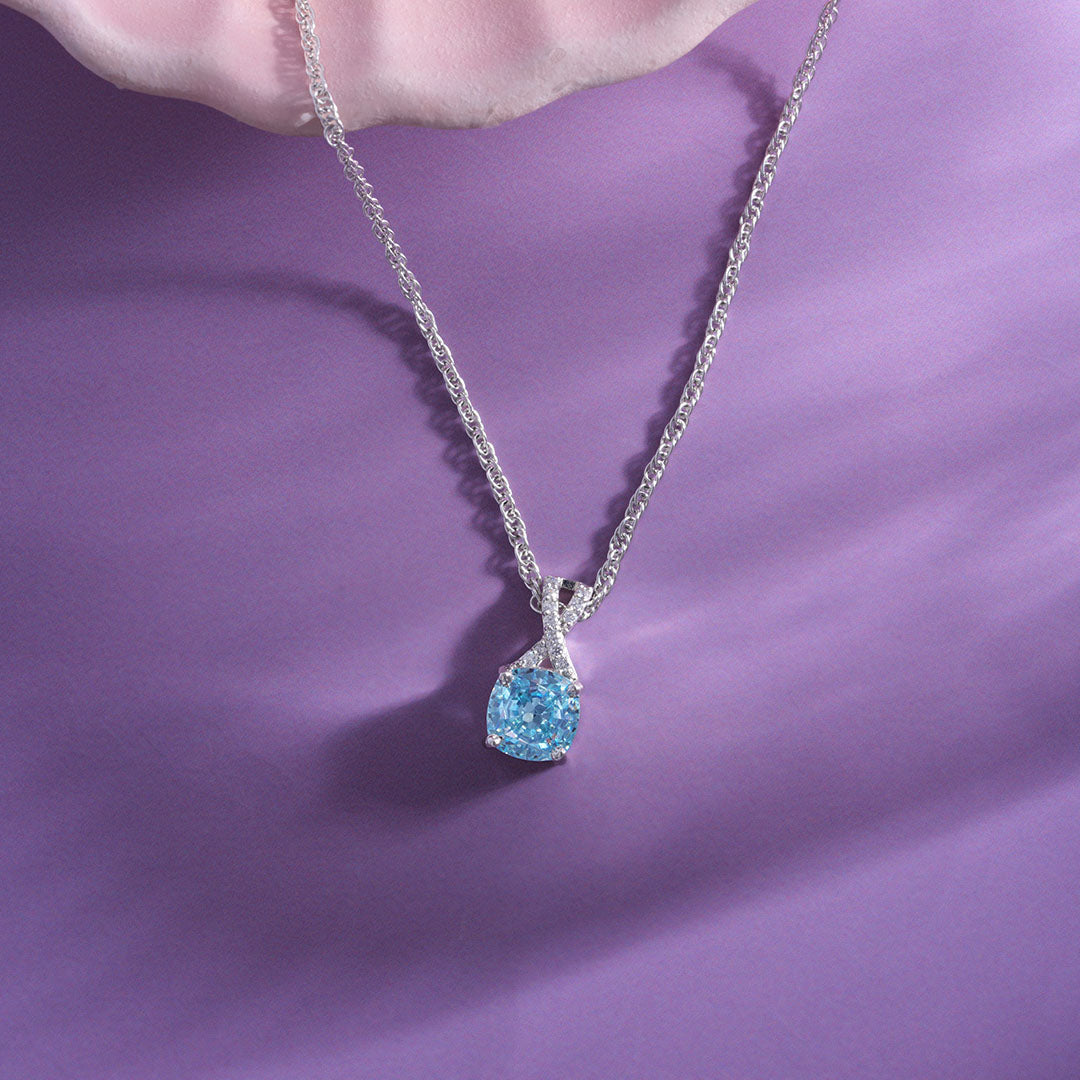 Light Blue CZ Chain Ishna