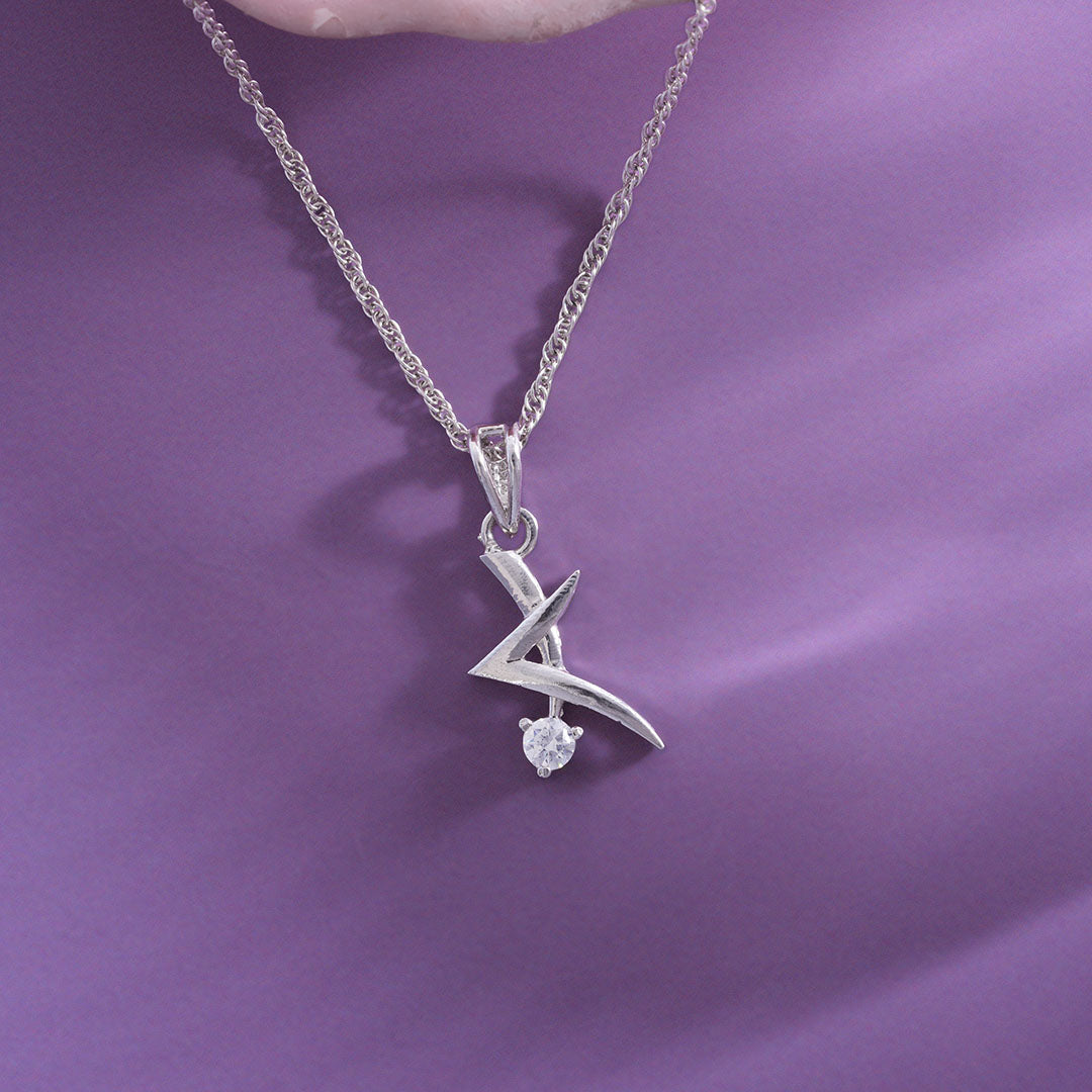 Lightning Stone Pendant Chain Ishna
