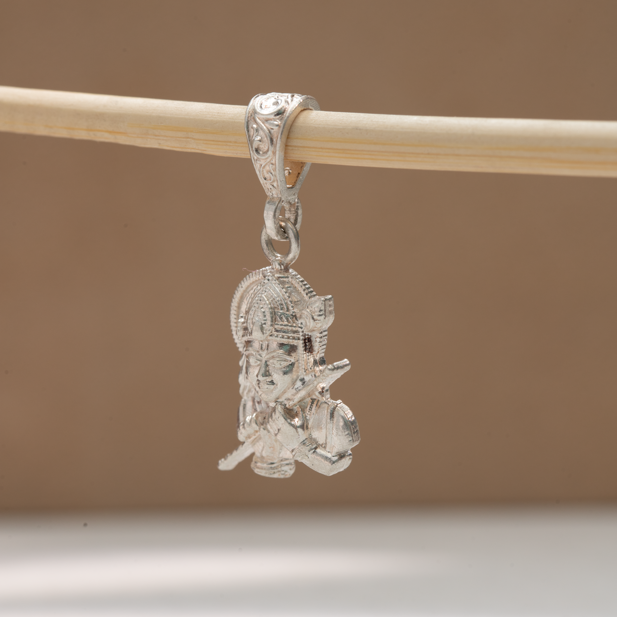 Lord Krishna 925 sterling silver pendant