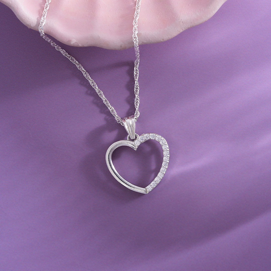 Love Heart CZ Chain Ishna