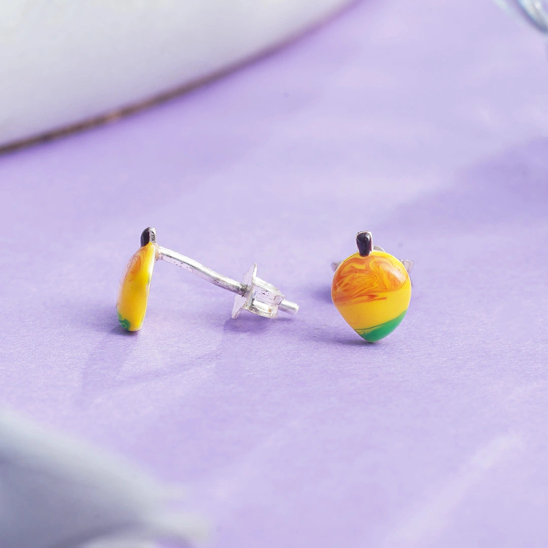 Mango Fruit Earrings Ishna
