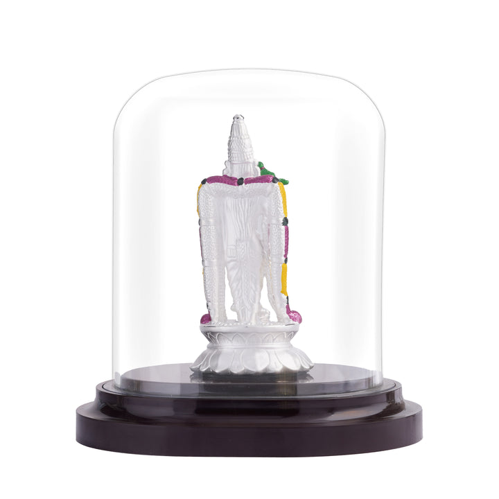 Meenakshi Idol in 999 Silver with Enamel Detailing