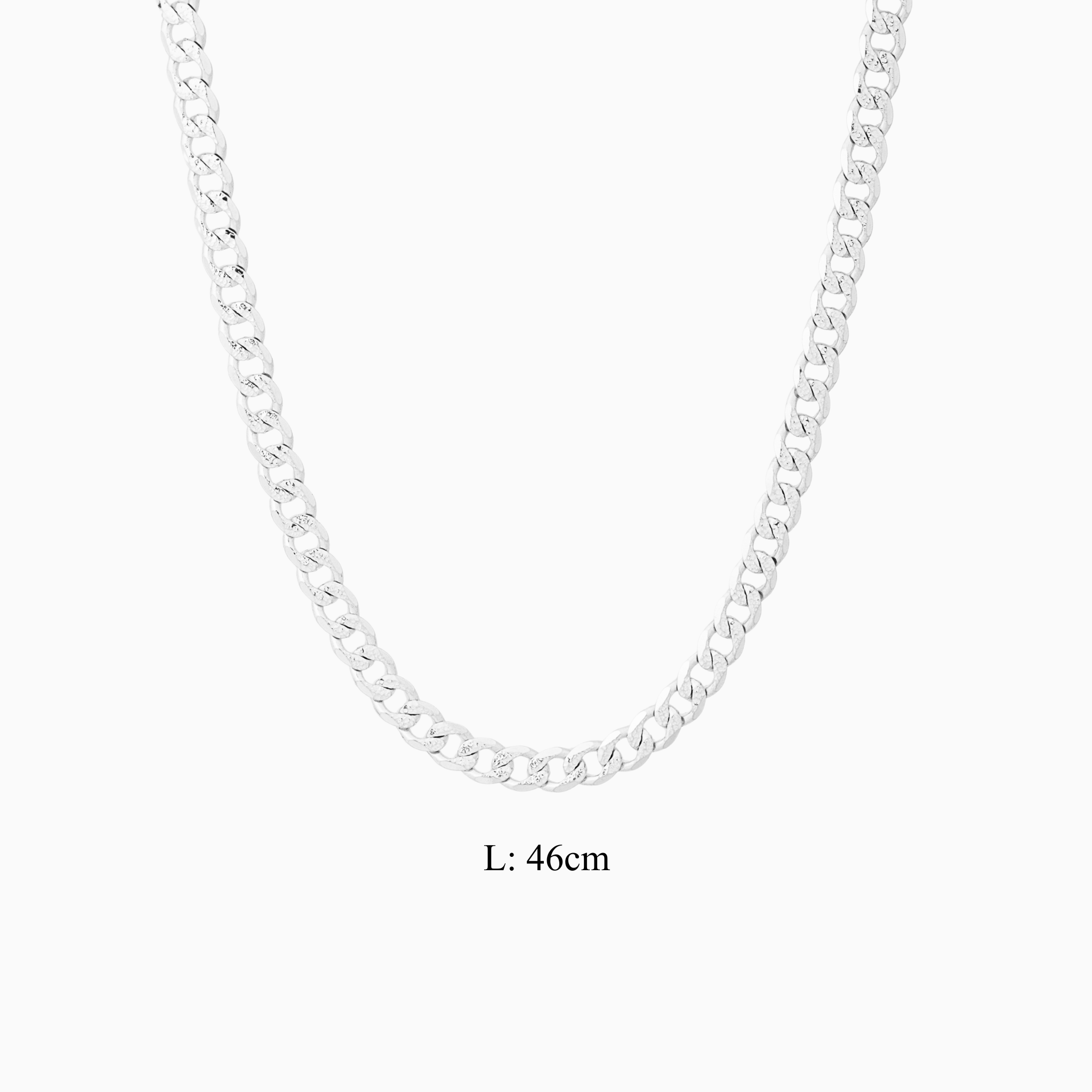 Men’s Cuban link silver chain