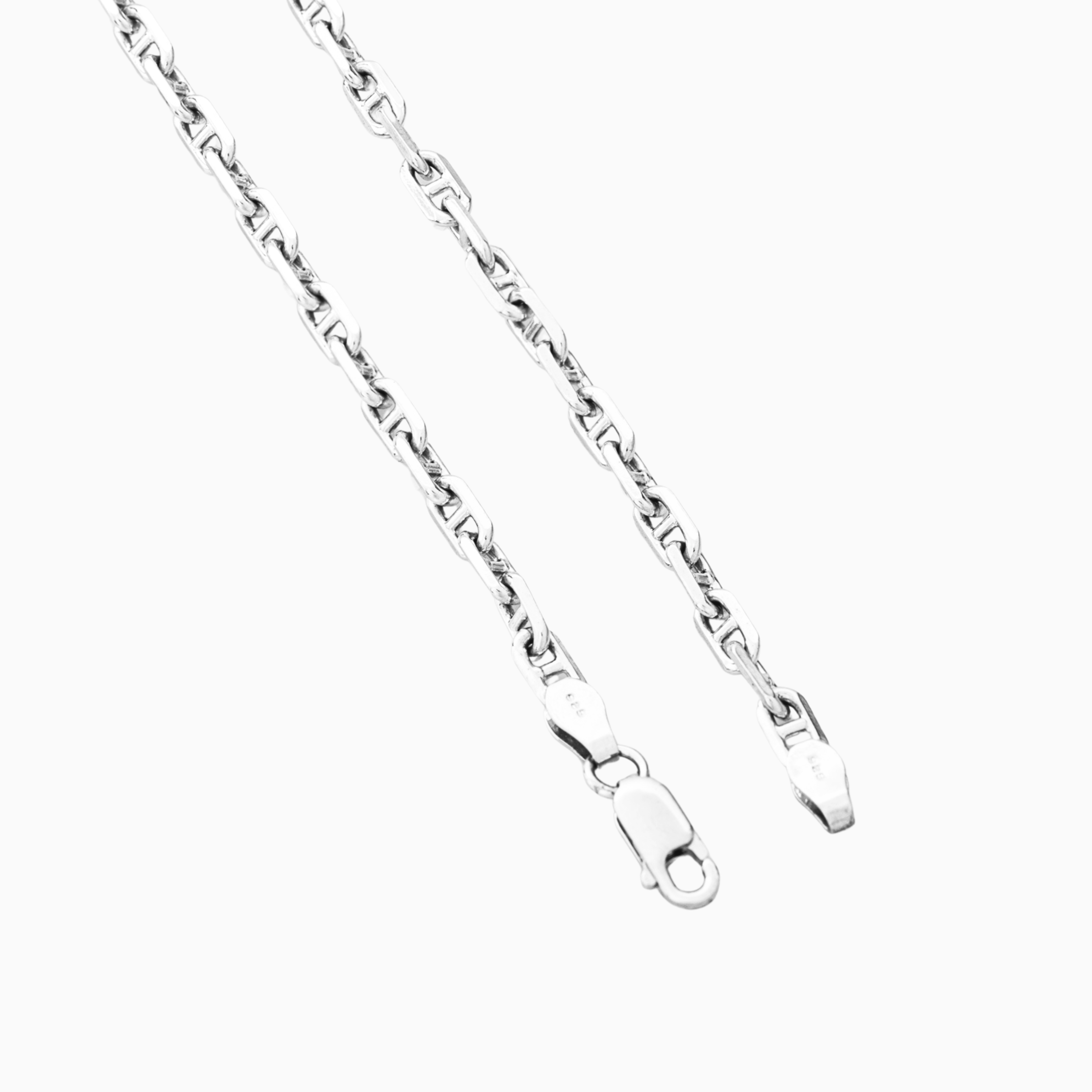 Minimal oval link sterling silver chain