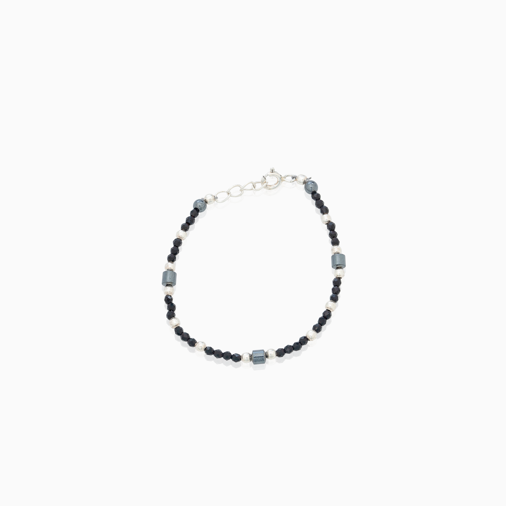 Minimal silver anklet for women