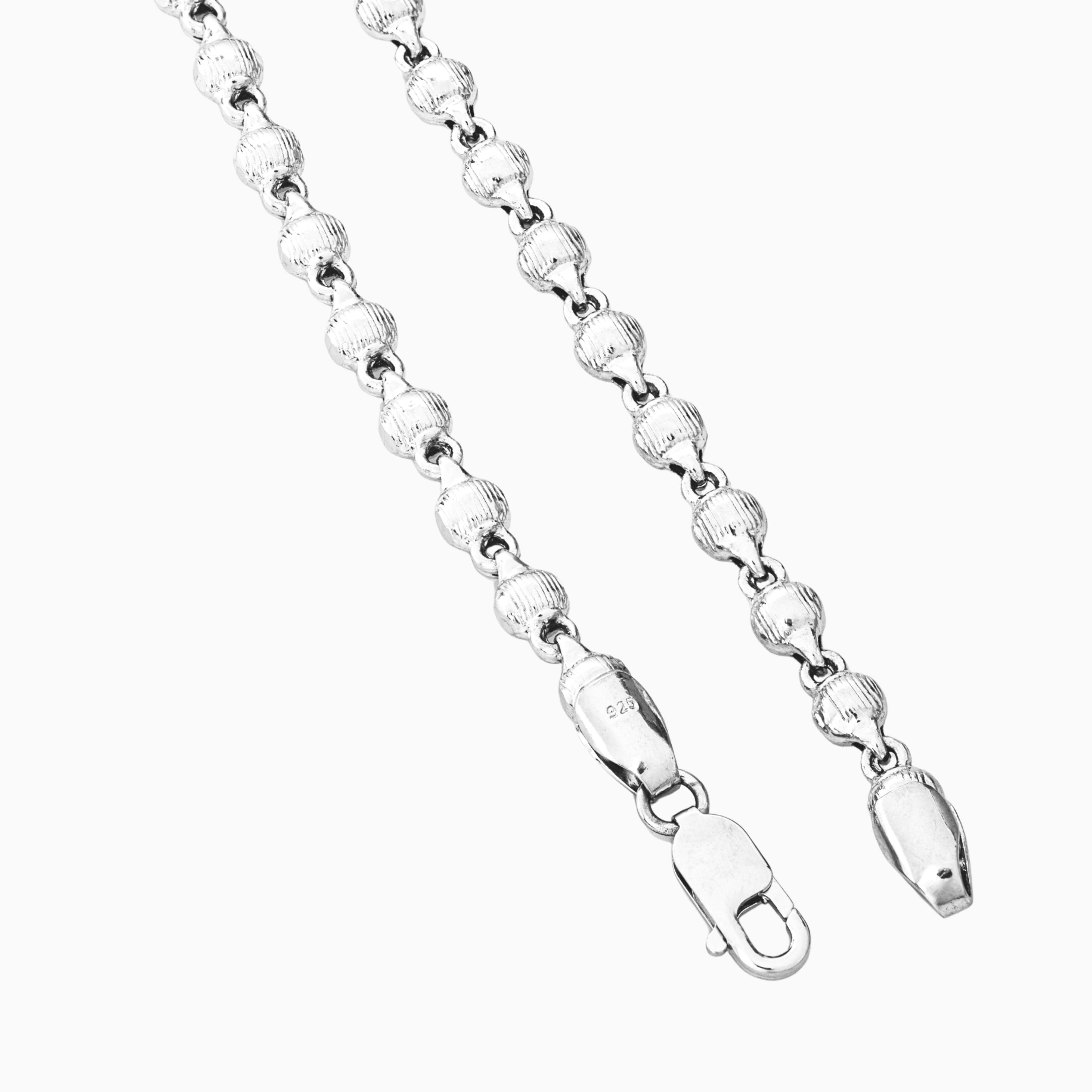 Minimal sterling silver bead chain