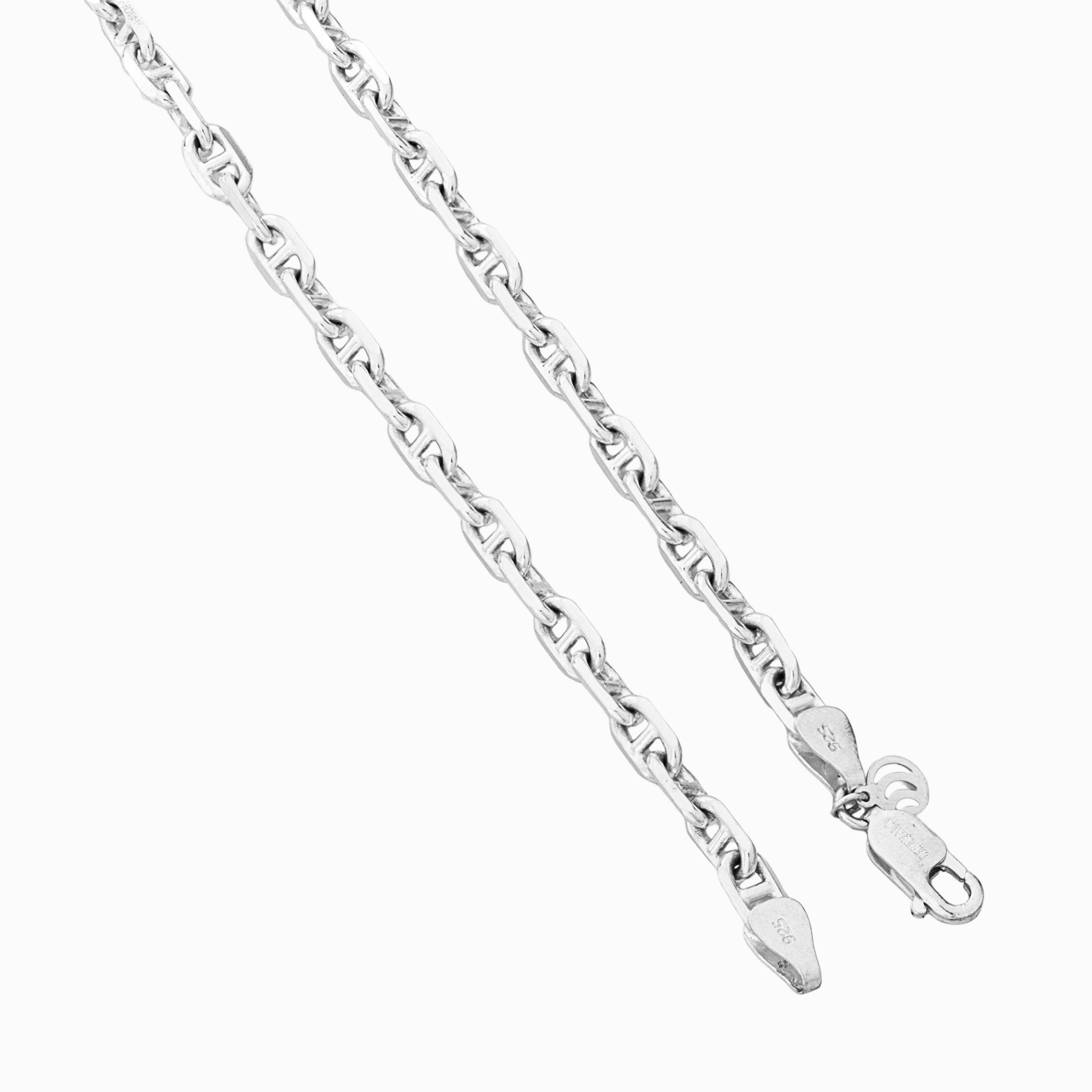 Minimal sterling silver box chain