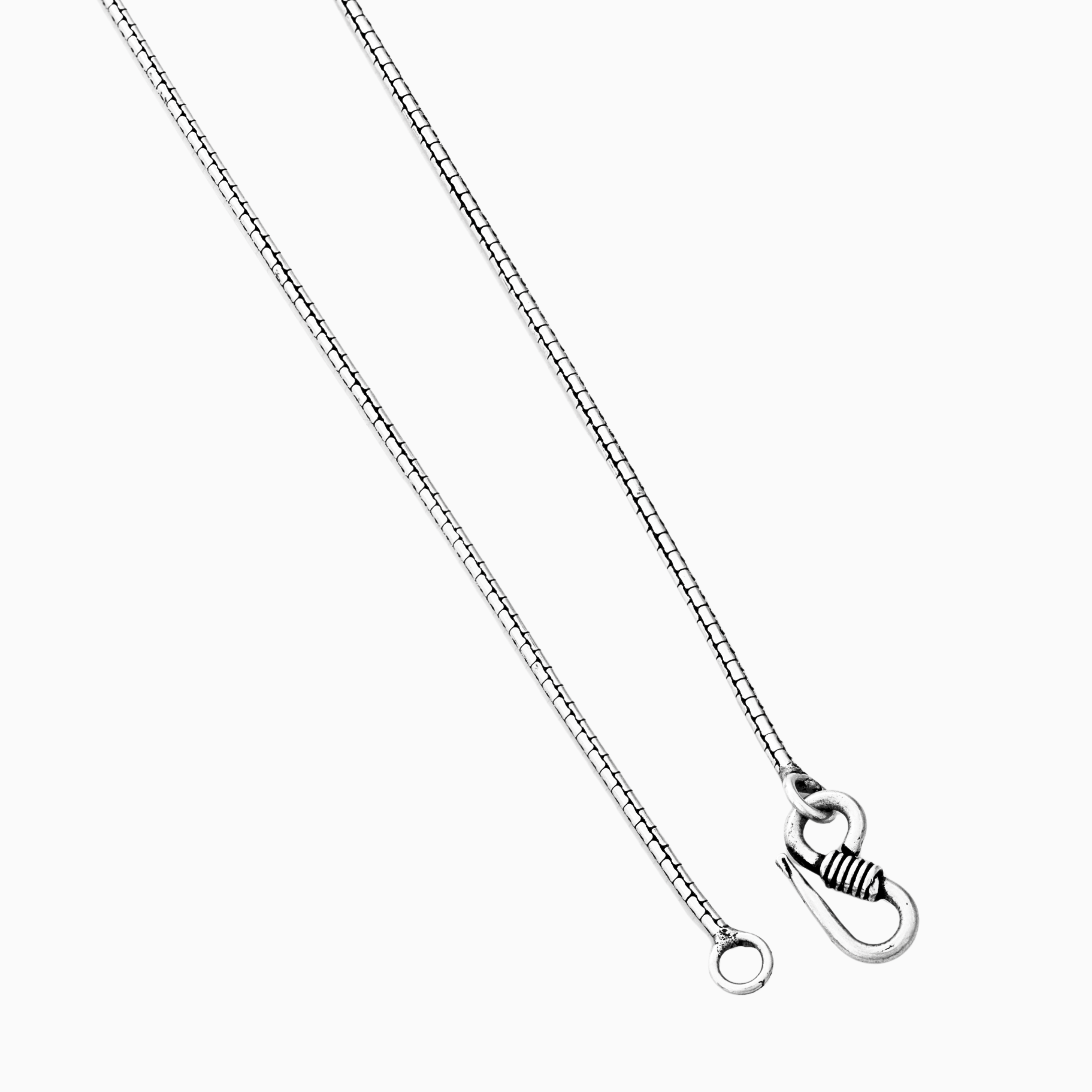 Minimal sterling silver snake chain