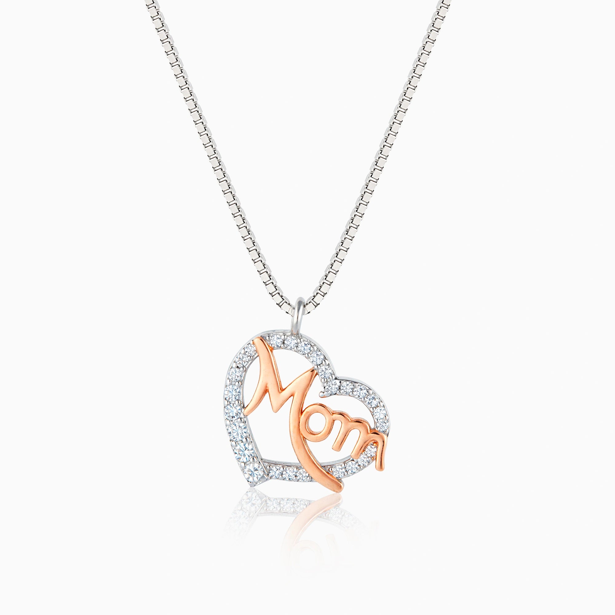 Mom Heart Halo Chain Ishna