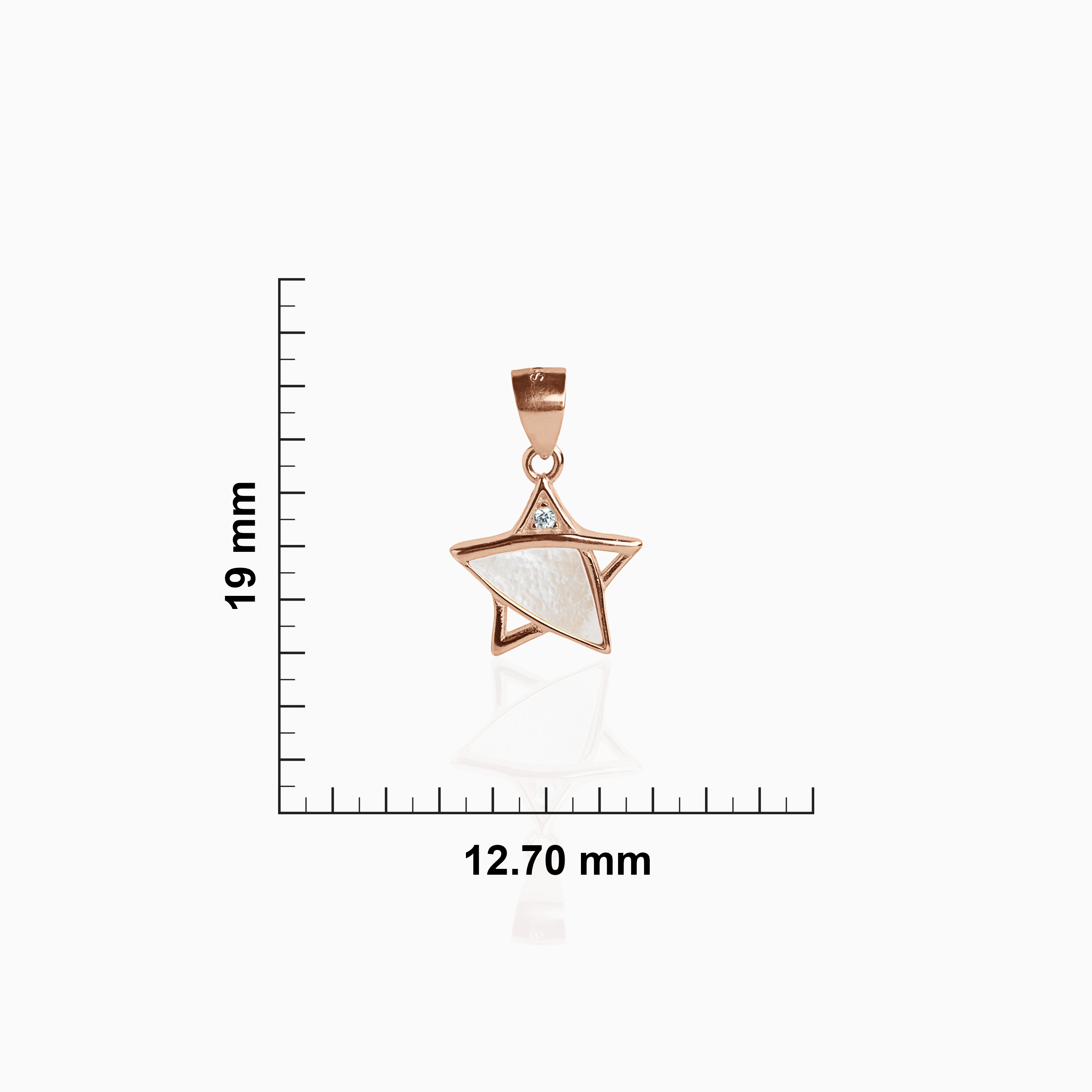 Mother of pearl star pendant