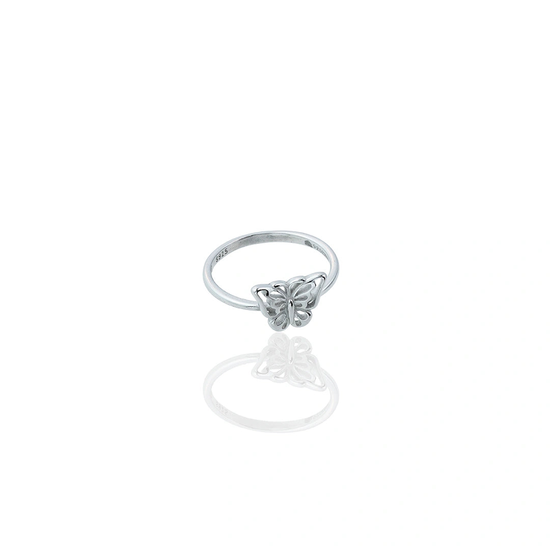 Open Butterfly Ring in Sterling Silver Ishna