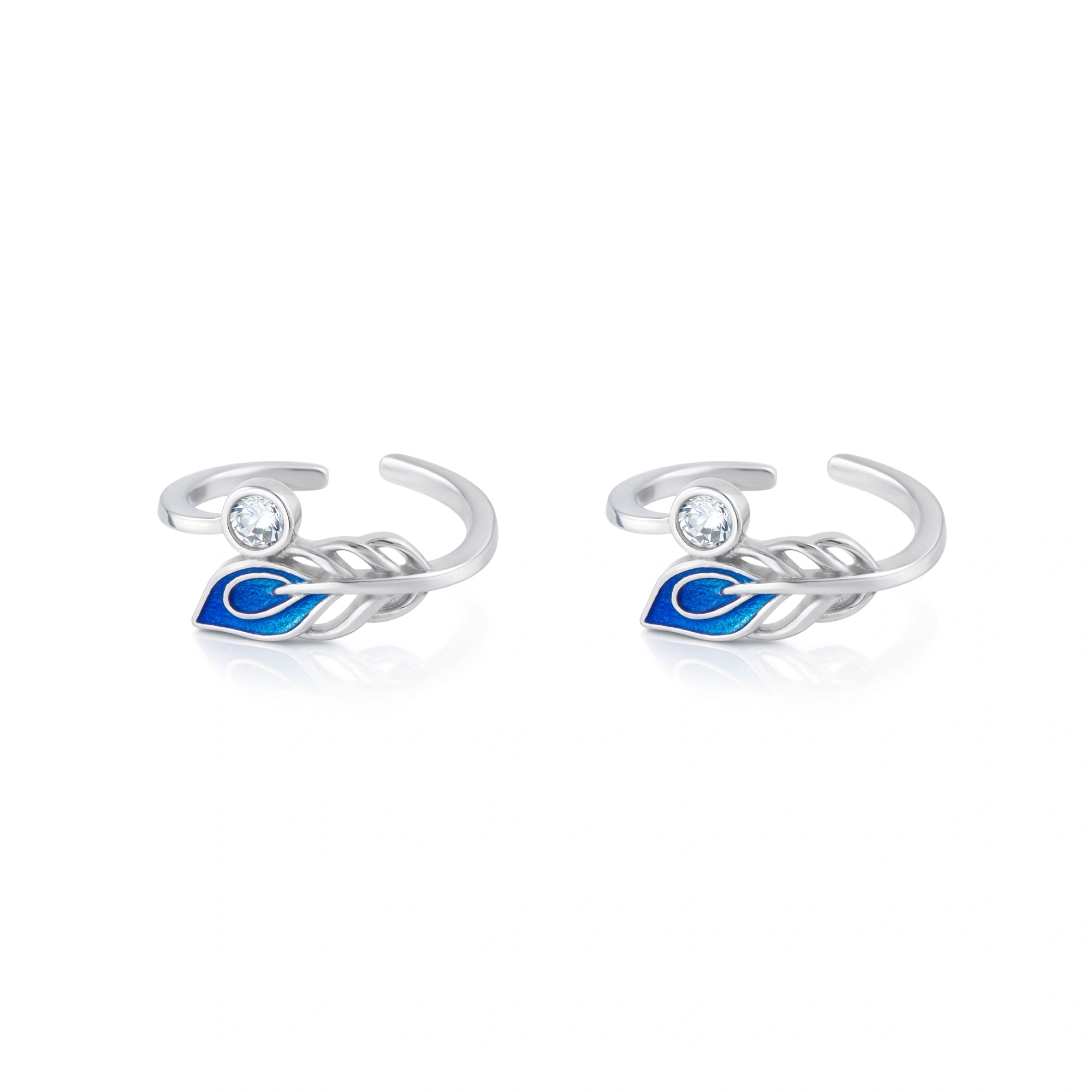 Peacock Feather Toe Ring Ishna