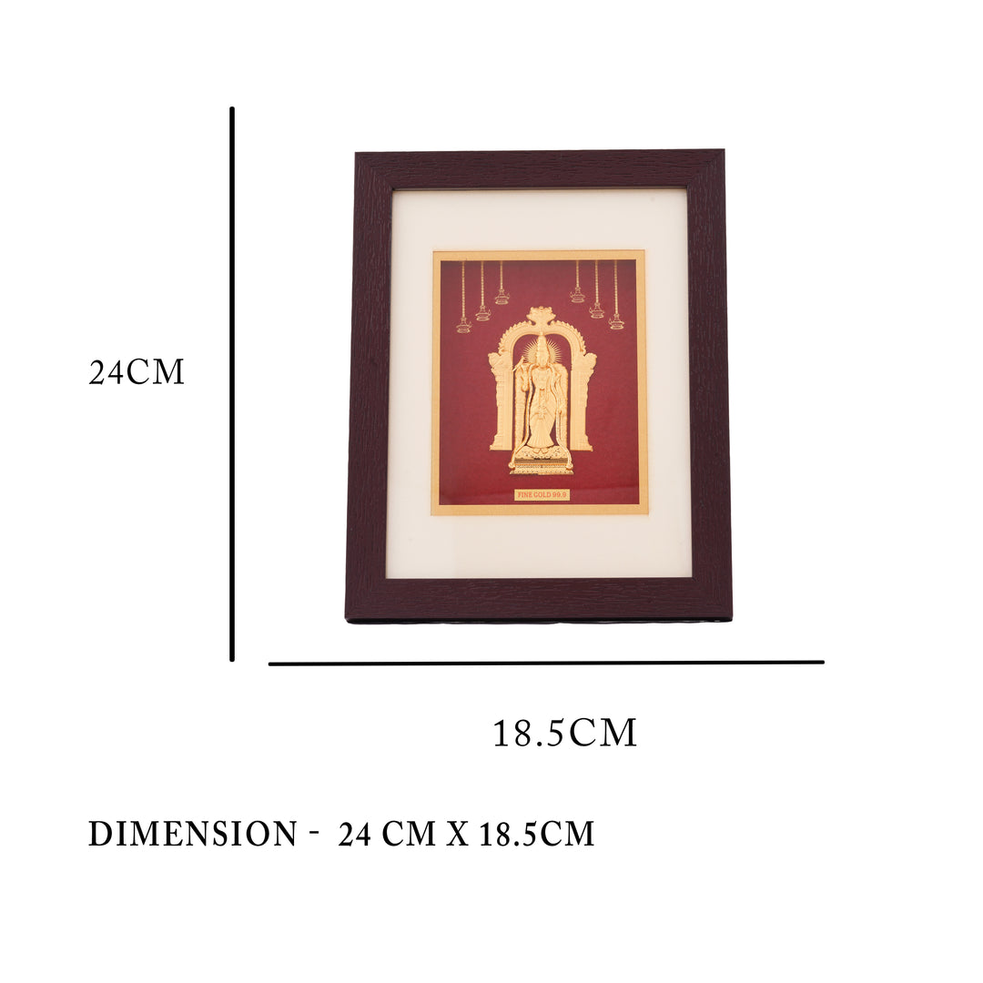 Premium Balaji 24KT Gold Foil Gift for Home Temple
