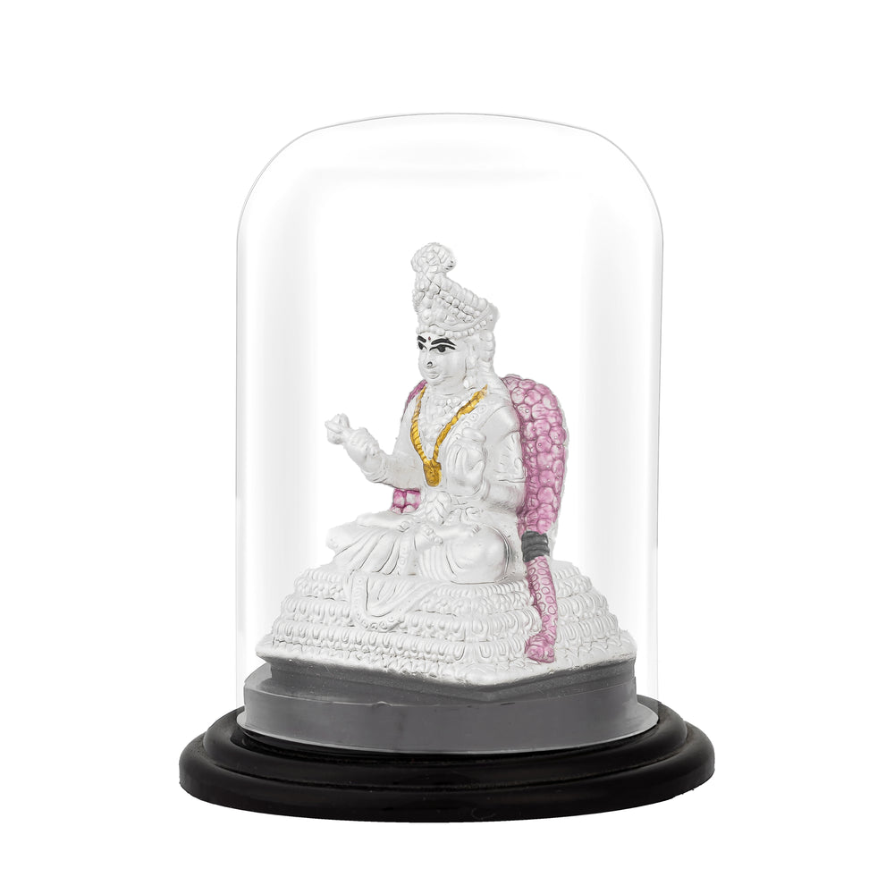 Pure Silver Goddess Annapurna Statue for Home Temple