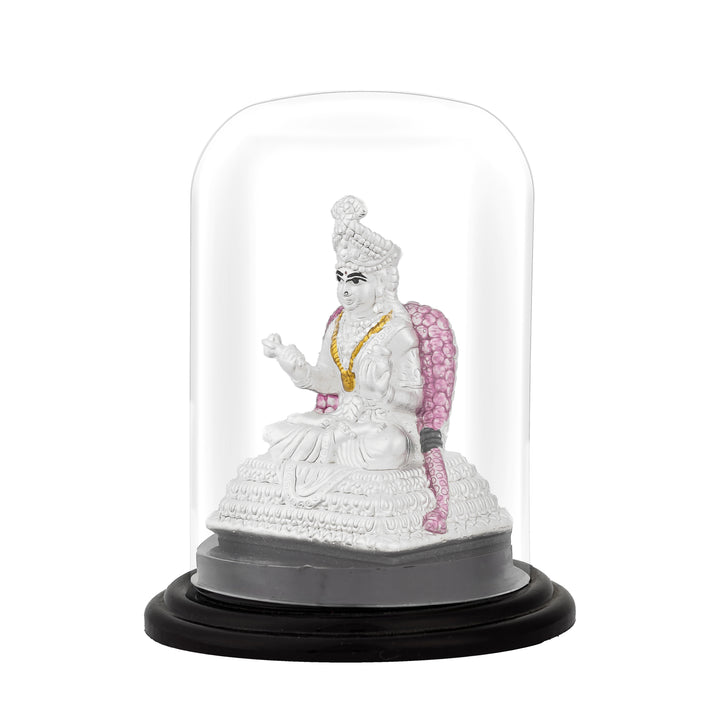 Pure Silver Goddess Annapurna Statue for Home Temple