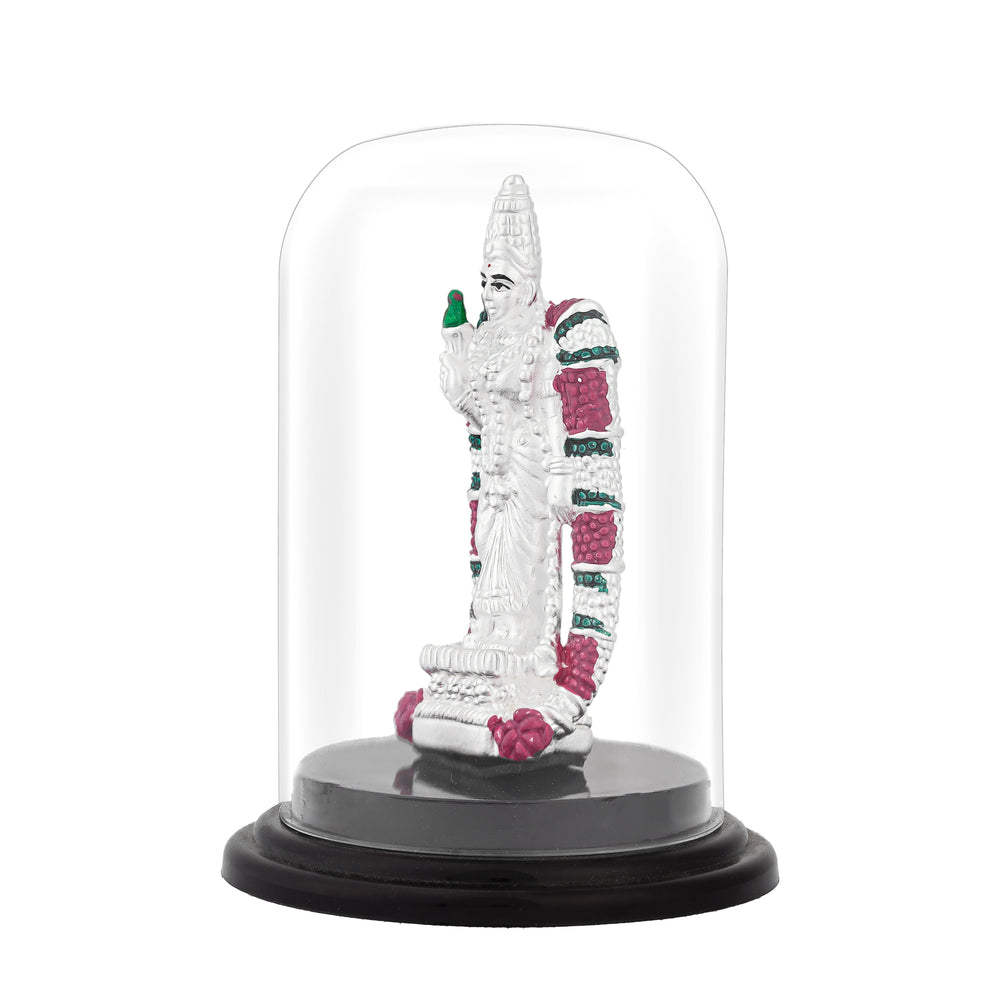 Pure Silver Goddess Meenakshi Statue 8 CM Online