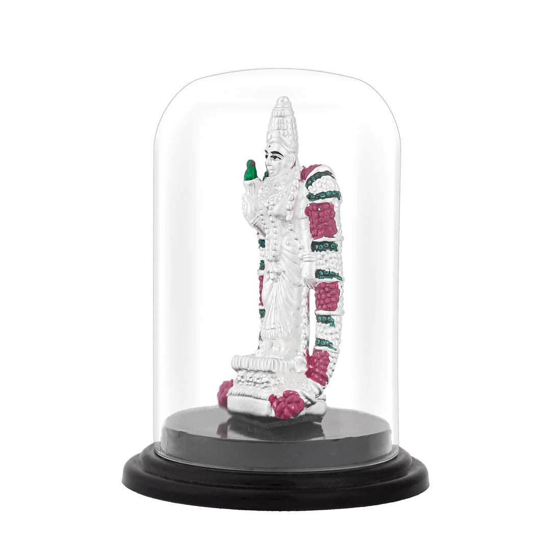 Pure Silver Goddess Meenakshi Statue 8 CM Online