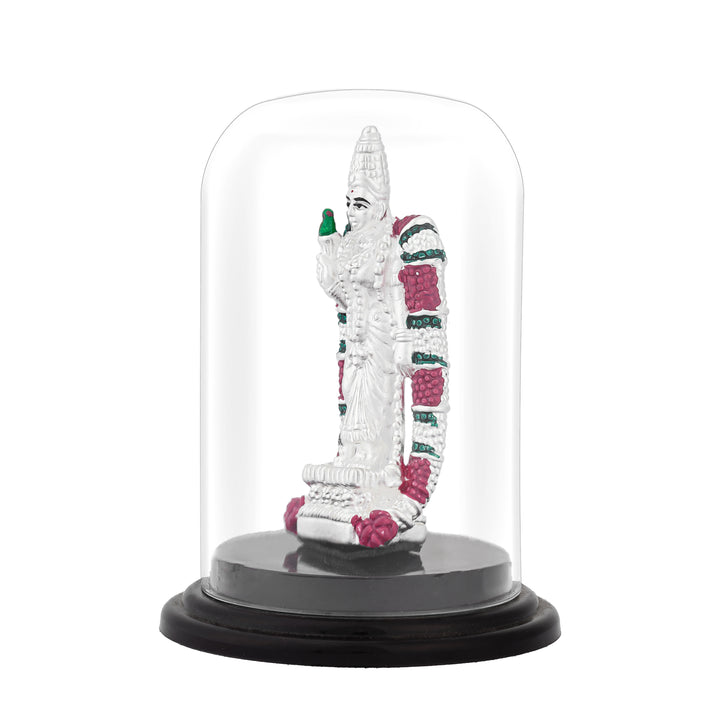 Pure Silver Goddess Meenakshi Statue 8 CM Online