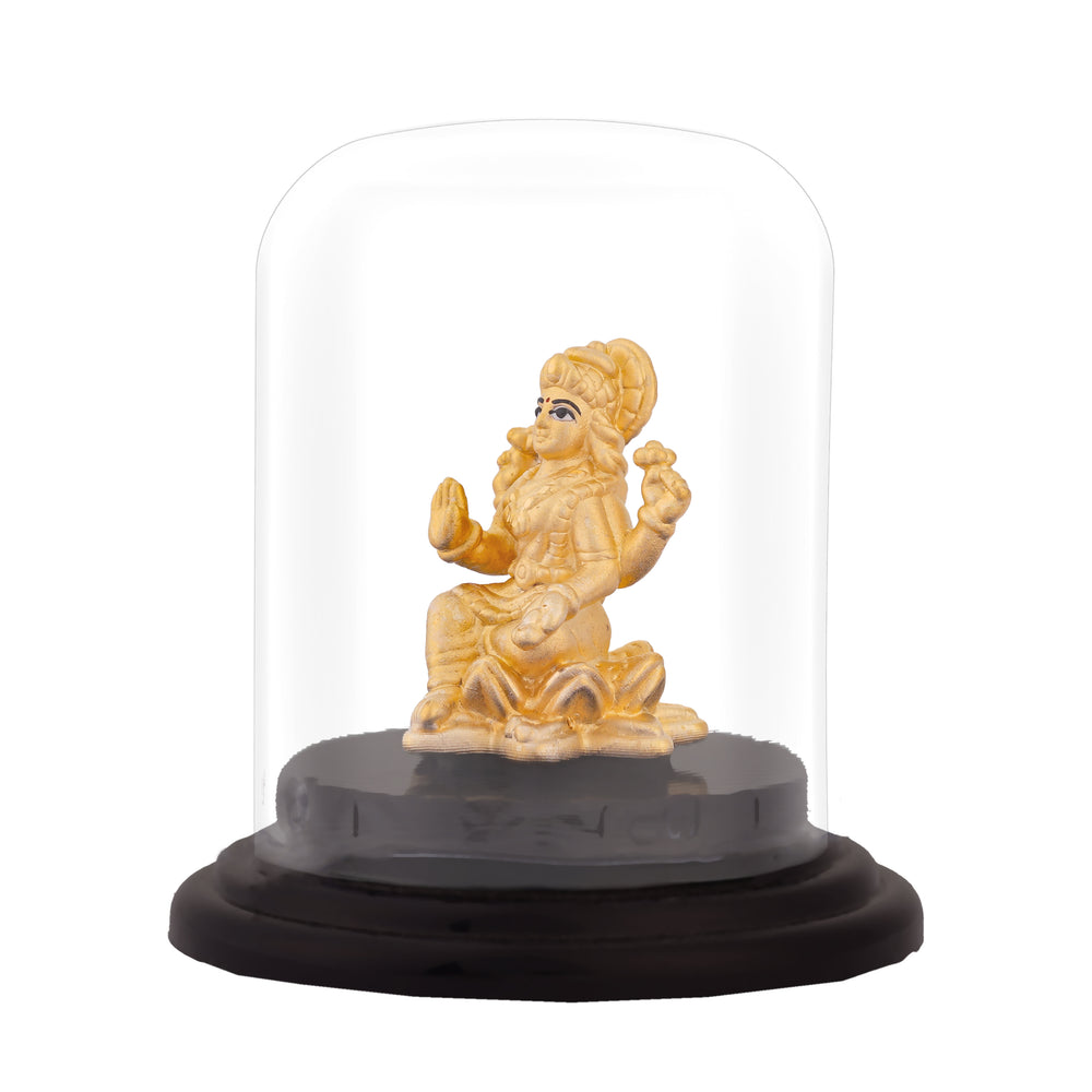 Pure Silver Lakshmi Statue for Pooja Room