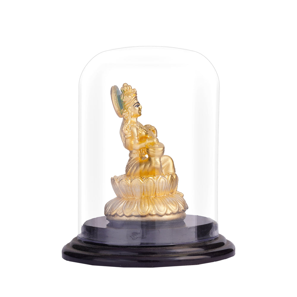 Pure Silver Saraswathi Statue for Pooja and Study Room